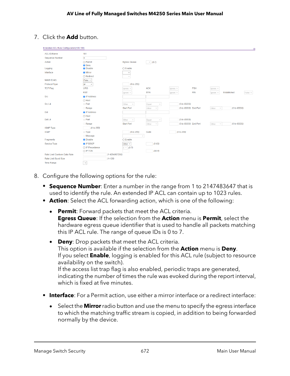 NETGEAR AV Line M4250 GSM4210PX 8-Port Gigabit PoE+ Compliant Managed AV Switch with SFP (220W) User Manual | Page 672 / 826