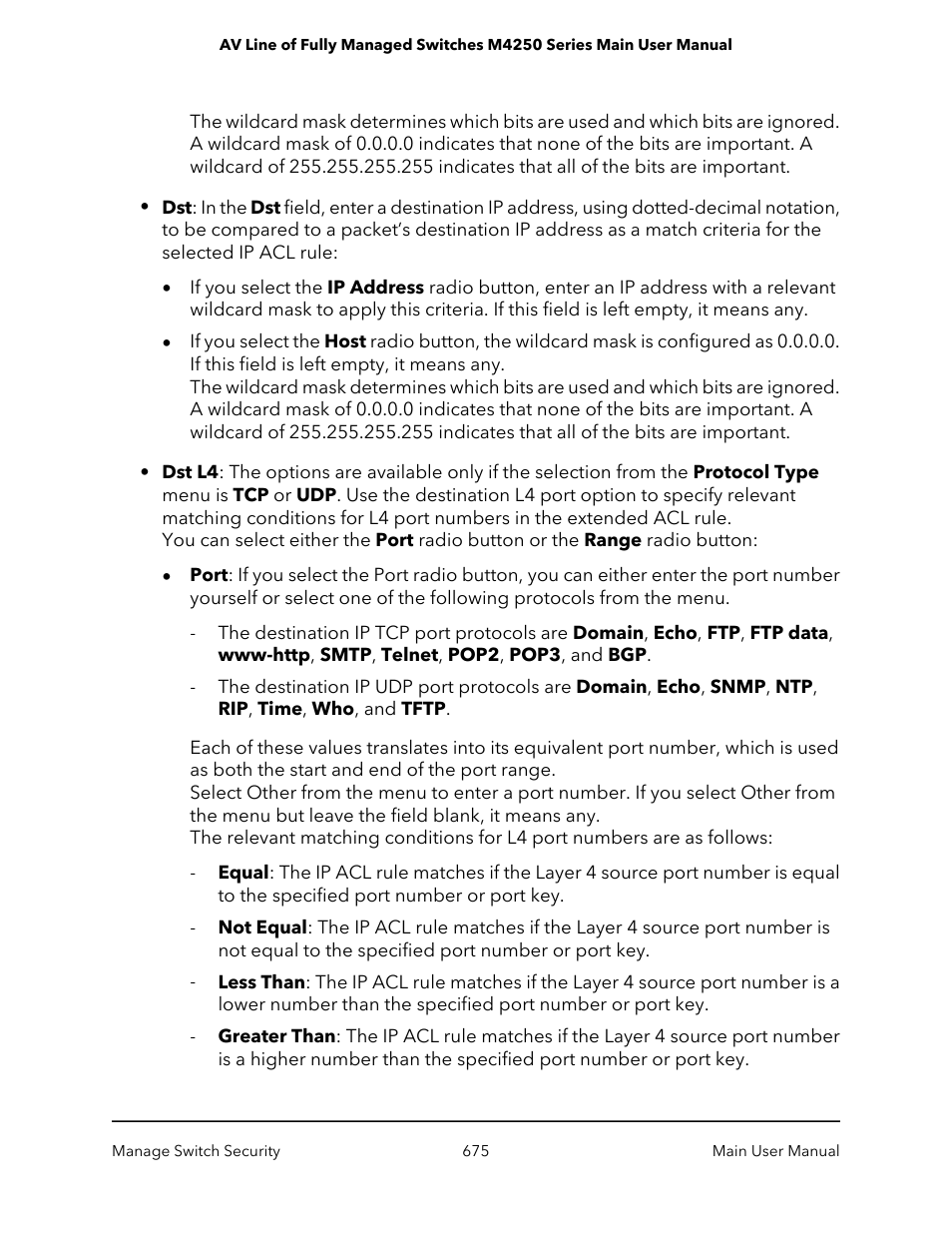 NETGEAR AV Line M4250 GSM4210PX 8-Port Gigabit PoE+ Compliant Managed AV Switch with SFP (220W) User Manual | Page 675 / 826