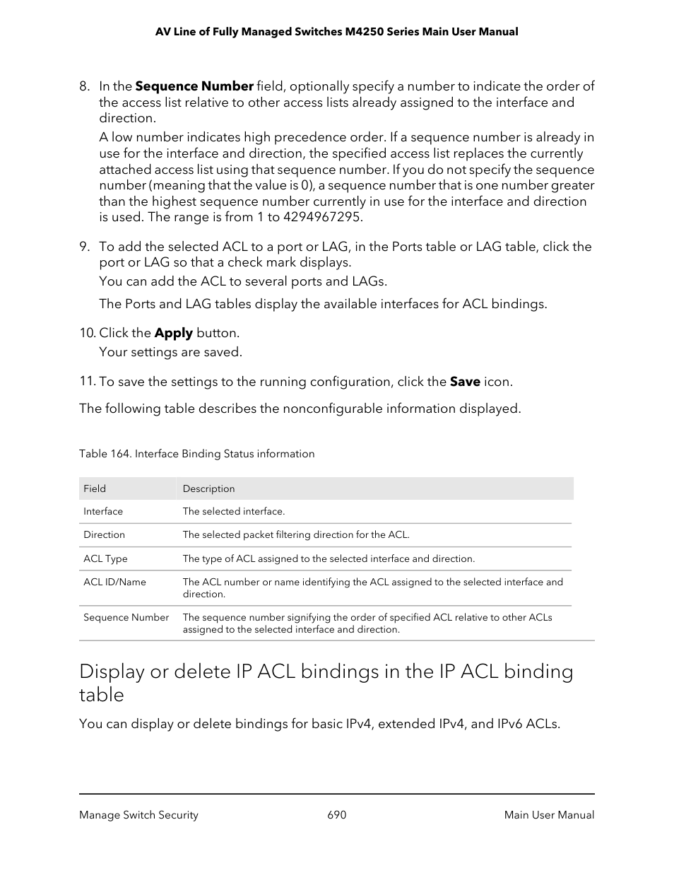 NETGEAR AV Line M4250 GSM4210PX 8-Port Gigabit PoE+ Compliant Managed AV Switch with SFP (220W) User Manual | Page 690 / 826