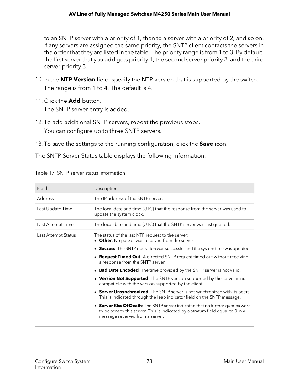 NETGEAR AV Line M4250 GSM4210PX 8-Port Gigabit PoE+ Compliant Managed AV Switch with SFP (220W) User Manual | Page 73 / 826