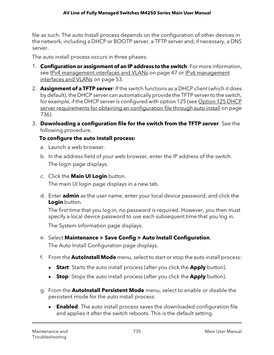 NETGEAR AV Line M4250 GSM4210PX 8-Port Gigabit PoE+ Compliant Managed AV Switch with SFP (220W) User Manual | Page 735 / 826