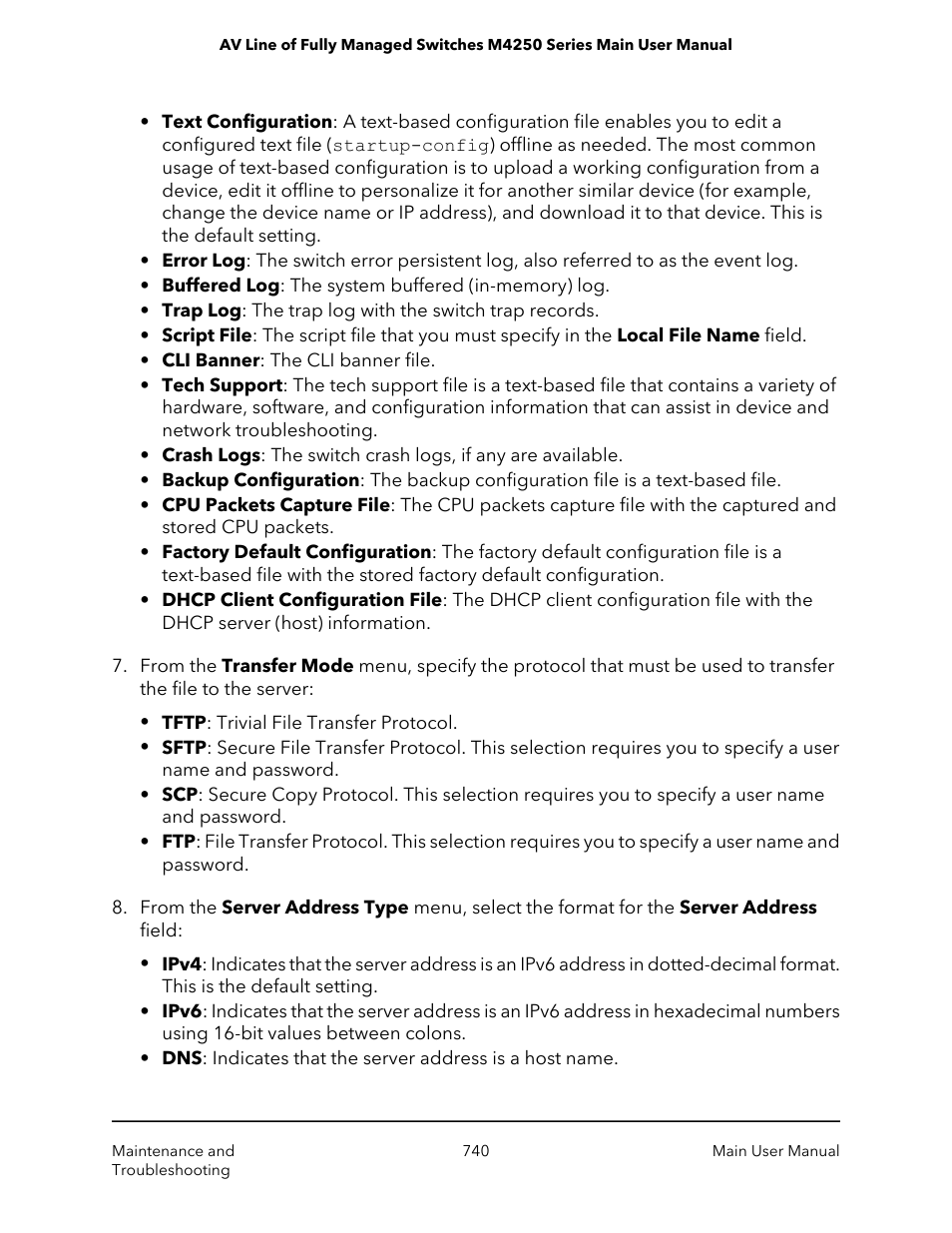 NETGEAR AV Line M4250 GSM4210PX 8-Port Gigabit PoE+ Compliant Managed AV Switch with SFP (220W) User Manual | Page 740 / 826