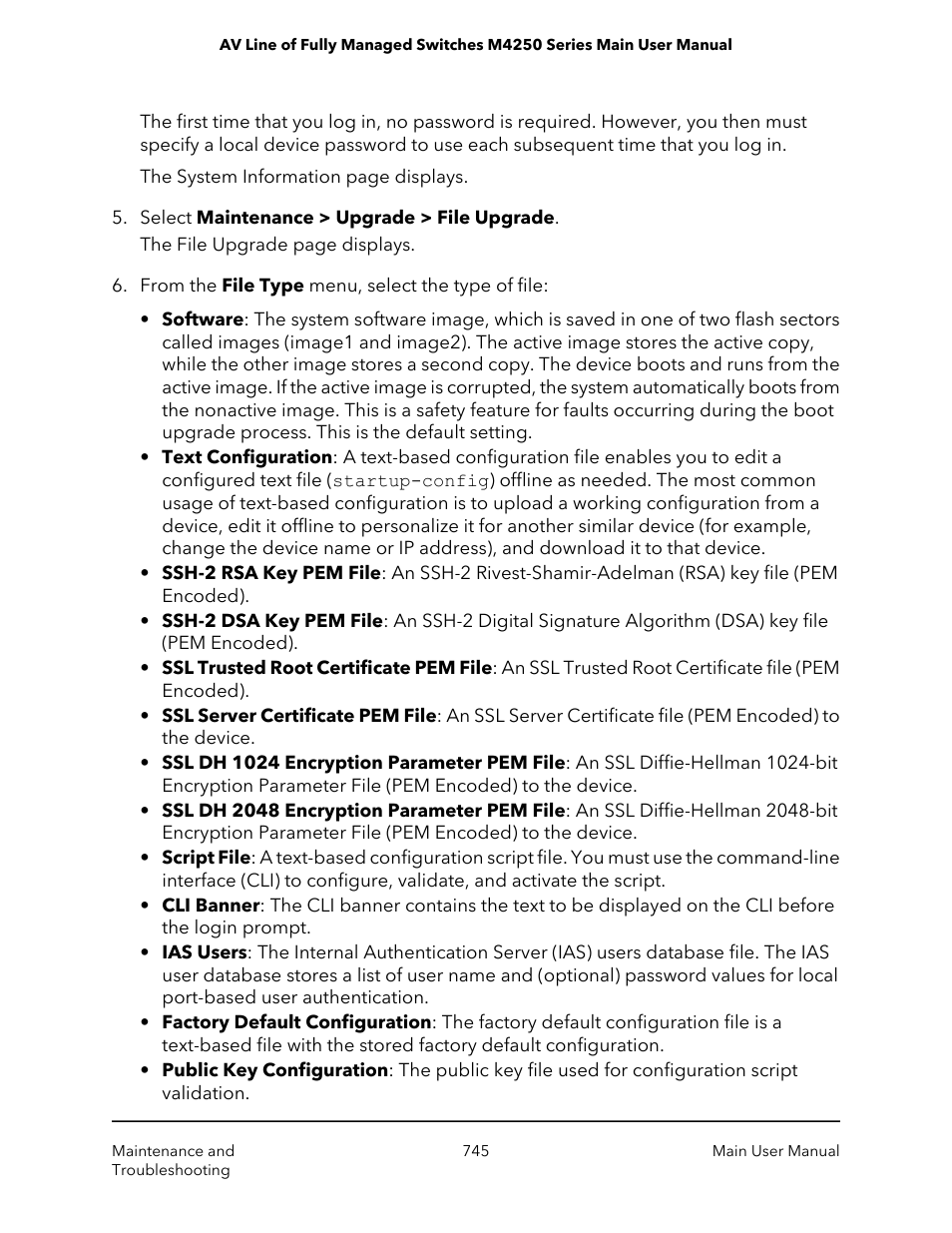 NETGEAR AV Line M4250 GSM4210PX 8-Port Gigabit PoE+ Compliant Managed AV Switch with SFP (220W) User Manual | Page 745 / 826