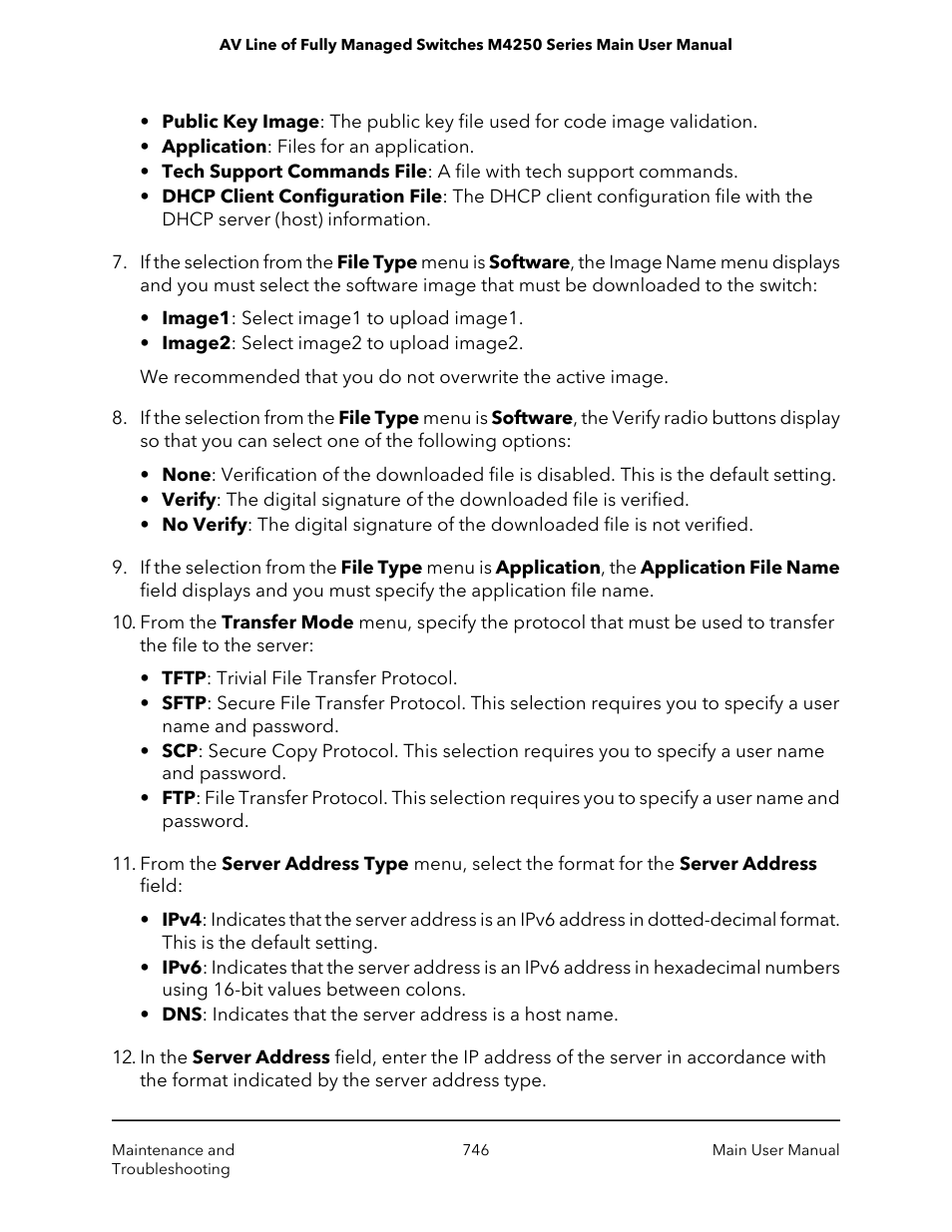 NETGEAR AV Line M4250 GSM4210PX 8-Port Gigabit PoE+ Compliant Managed AV Switch with SFP (220W) User Manual | Page 746 / 826