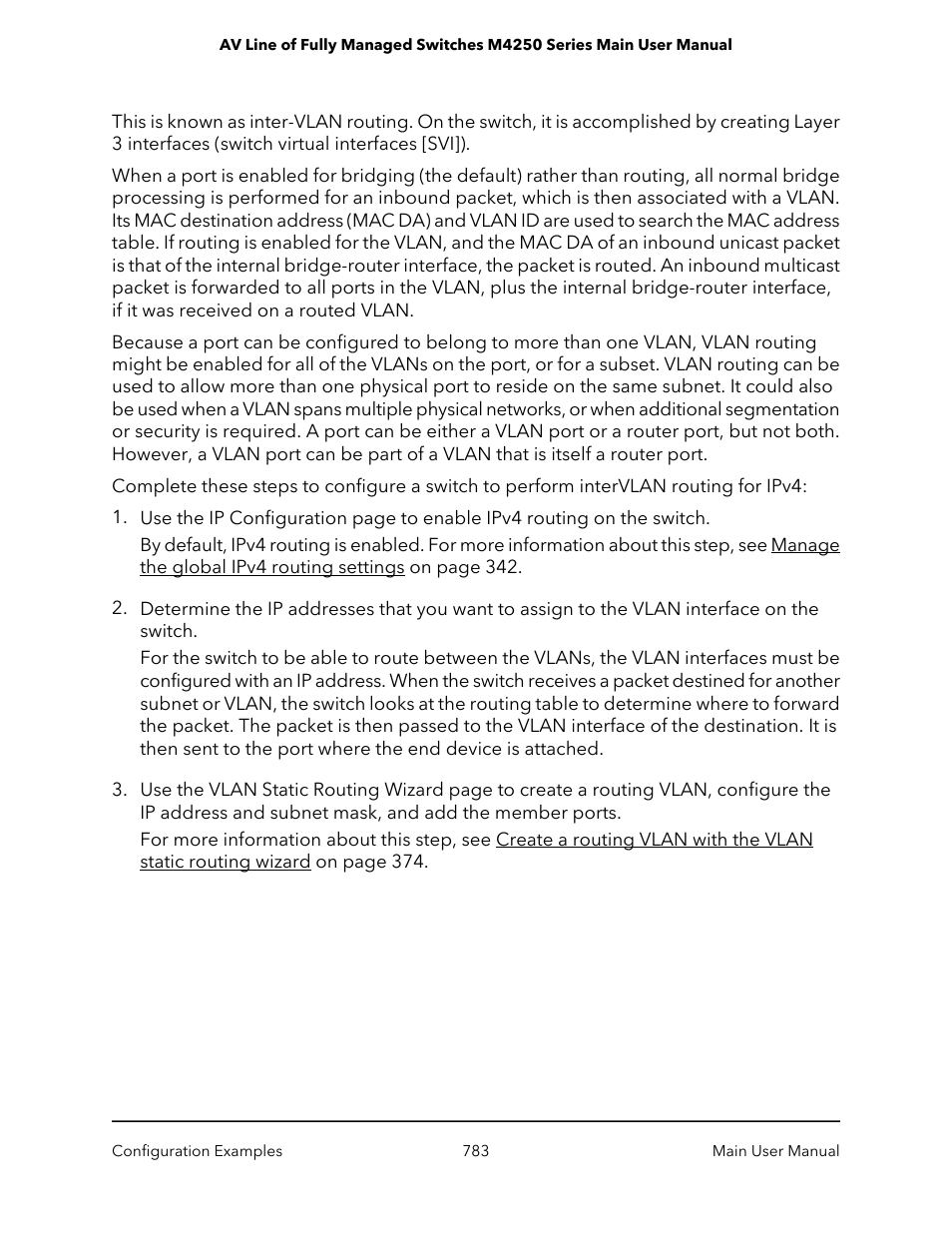 NETGEAR AV Line M4250 GSM4210PX 8-Port Gigabit PoE+ Compliant Managed AV Switch with SFP (220W) User Manual | Page 783 / 826