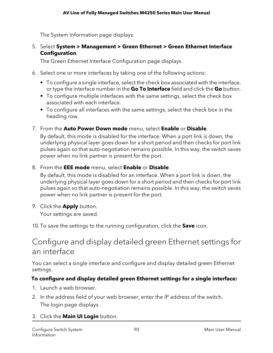 NETGEAR AV Line M4250 GSM4210PX 8-Port Gigabit PoE+ Compliant Managed AV Switch with SFP (220W) User Manual | Page 90 / 826