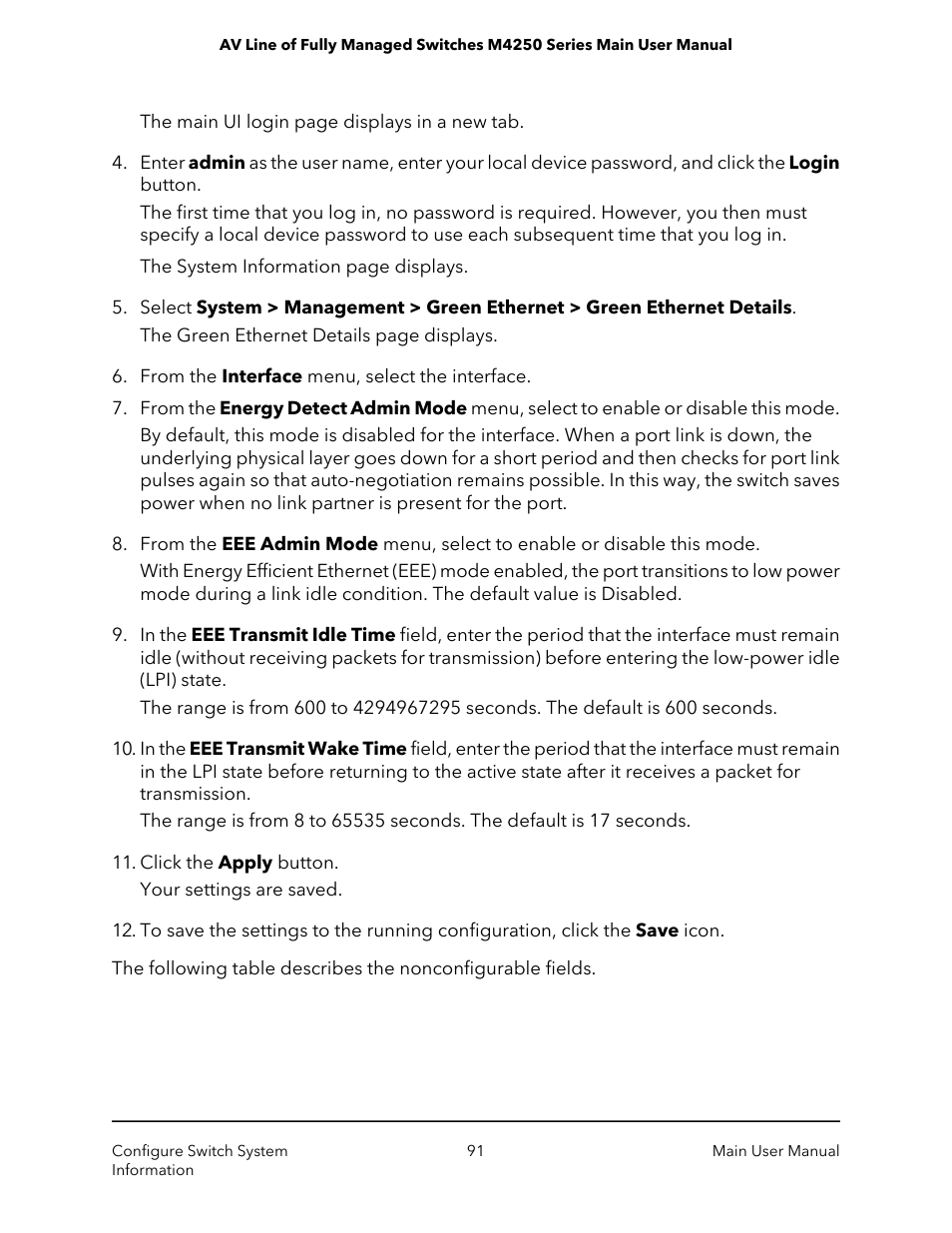 NETGEAR AV Line M4250 GSM4210PX 8-Port Gigabit PoE+ Compliant Managed AV Switch with SFP (220W) User Manual | Page 91 / 826