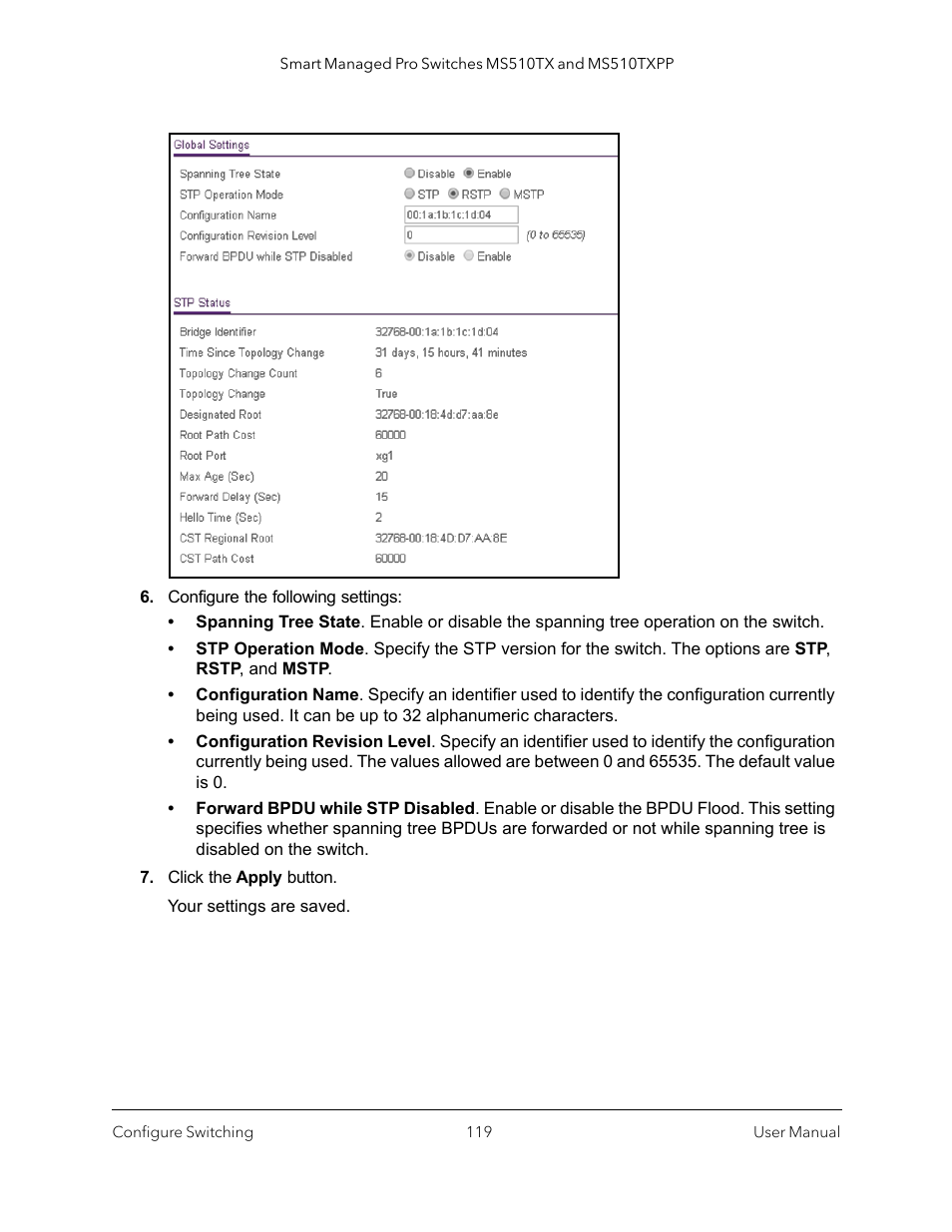 NETGEAR MS510TXPP 8 Port Gigabit PoE Managed Switch User Manual | Page 119 / 355