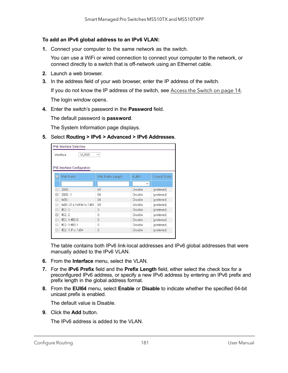 NETGEAR MS510TXPP 8 Port Gigabit PoE Managed Switch User Manual | Page 181 / 355