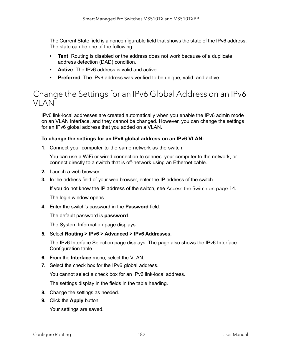 NETGEAR MS510TXPP 8 Port Gigabit PoE Managed Switch User Manual | Page 182 / 355