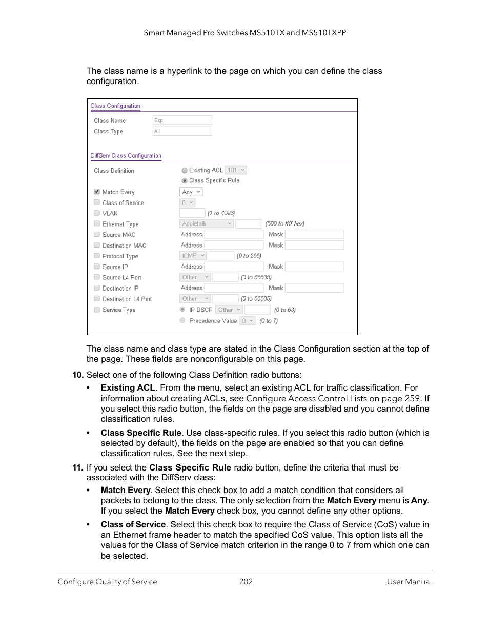 NETGEAR MS510TXPP 8 Port Gigabit PoE Managed Switch User Manual | Page 202 / 355