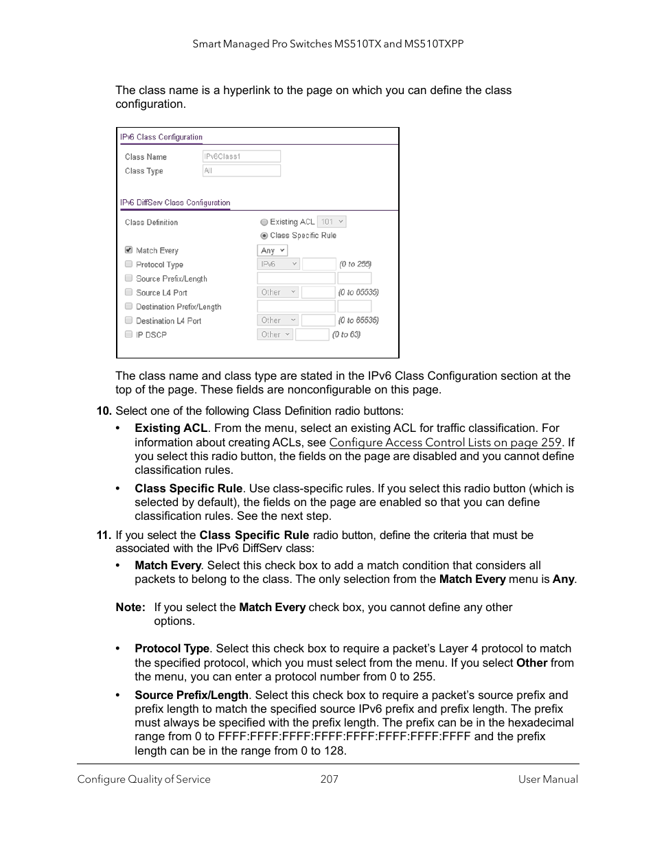 NETGEAR MS510TXPP 8 Port Gigabit PoE Managed Switch User Manual | Page 207 / 355