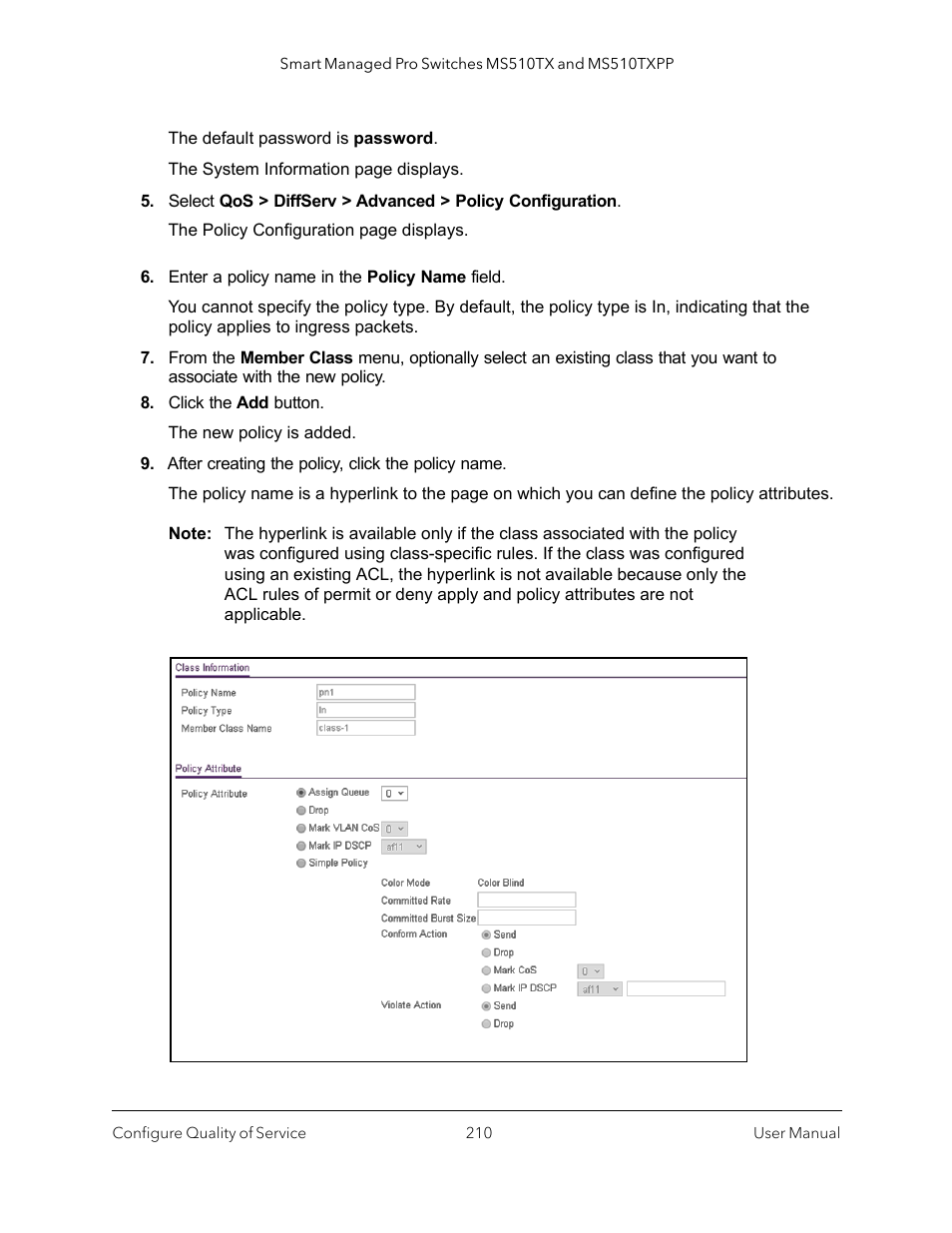 NETGEAR MS510TXPP 8 Port Gigabit PoE Managed Switch User Manual | Page 210 / 355