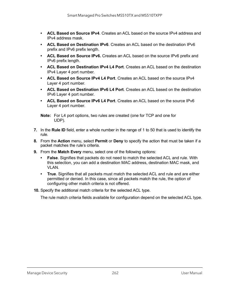 NETGEAR MS510TXPP 8 Port Gigabit PoE Managed Switch User Manual | Page 262 / 355