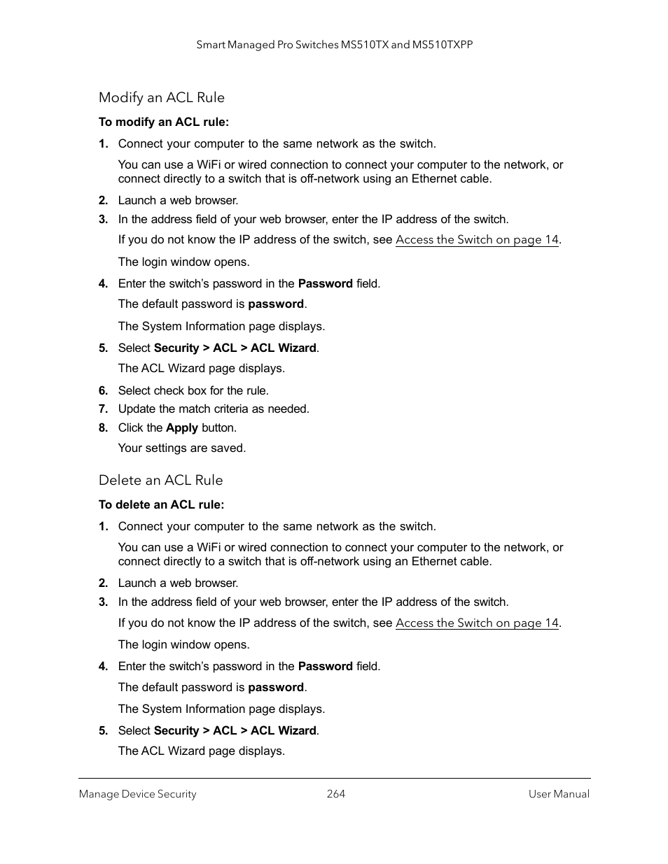 NETGEAR MS510TXPP 8 Port Gigabit PoE Managed Switch User Manual | Page 264 / 355