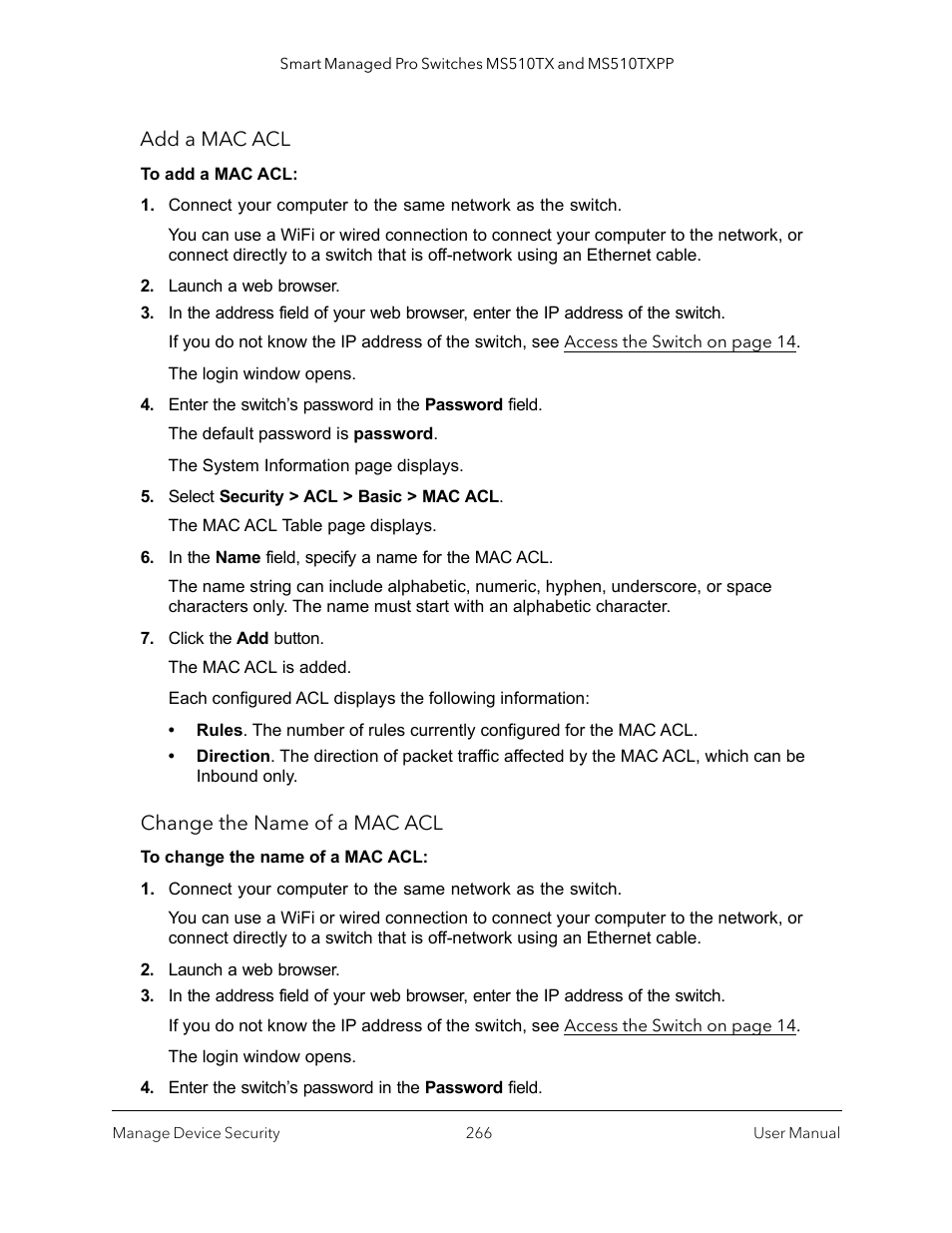 NETGEAR MS510TXPP 8 Port Gigabit PoE Managed Switch User Manual | Page 266 / 355