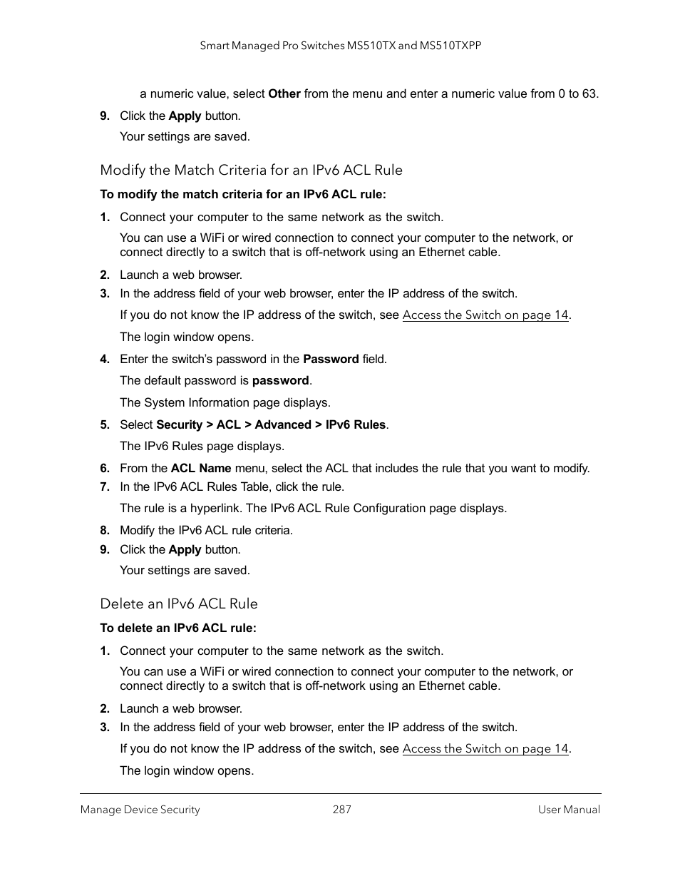 NETGEAR MS510TXPP 8 Port Gigabit PoE Managed Switch User Manual | Page 287 / 355