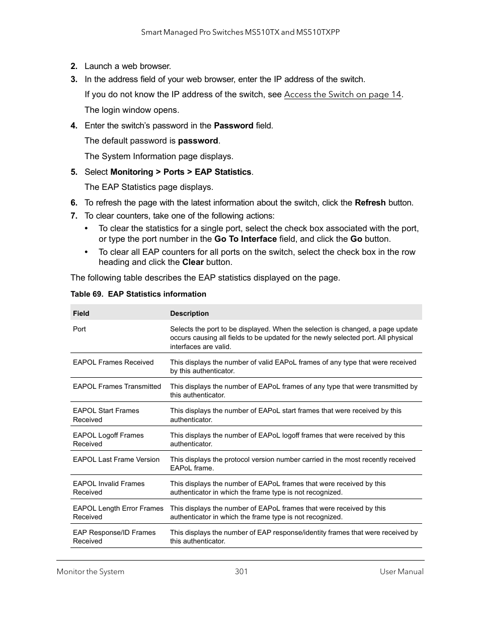 NETGEAR MS510TXPP 8 Port Gigabit PoE Managed Switch User Manual | Page 301 / 355