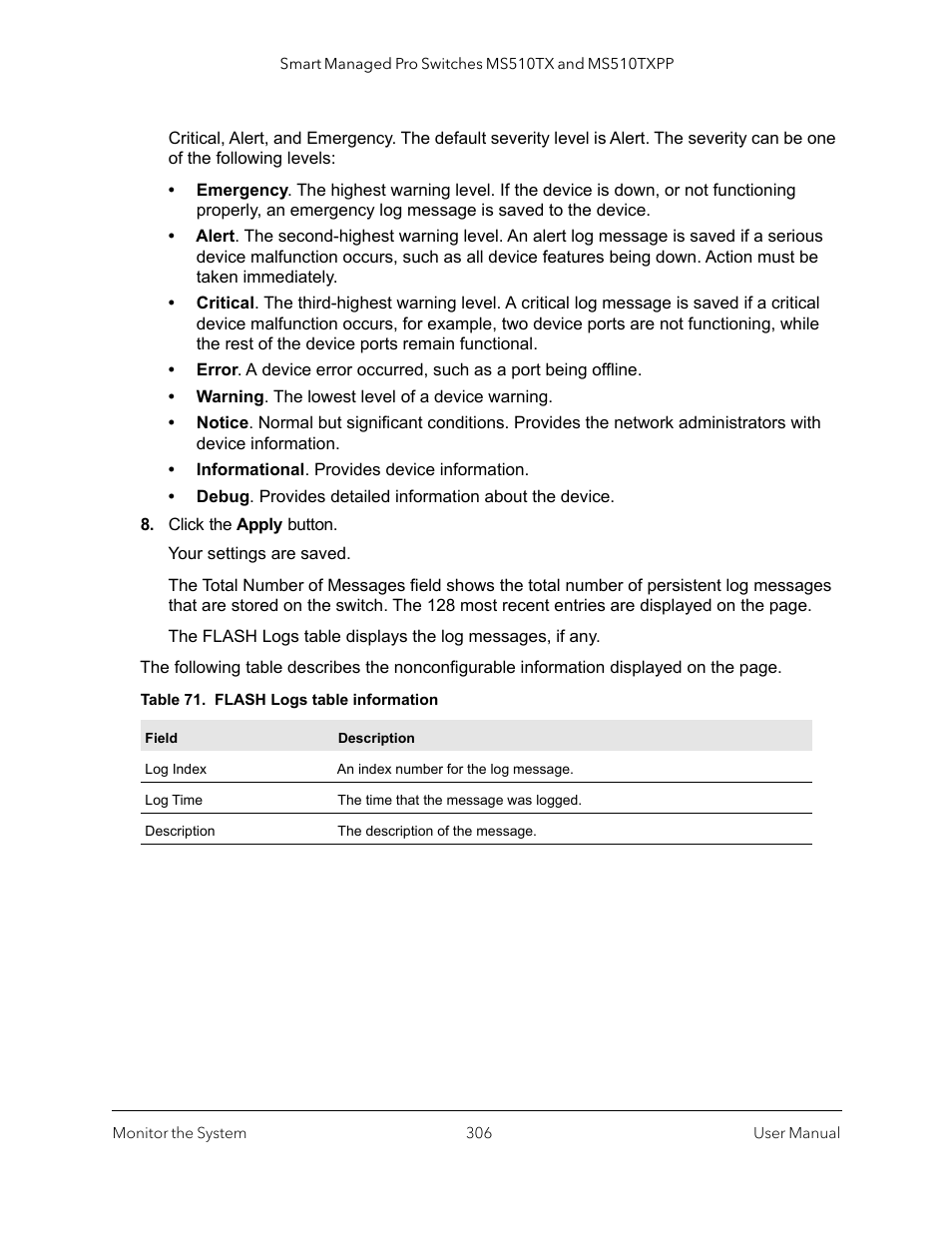 NETGEAR MS510TXPP 8 Port Gigabit PoE Managed Switch User Manual | Page 306 / 355