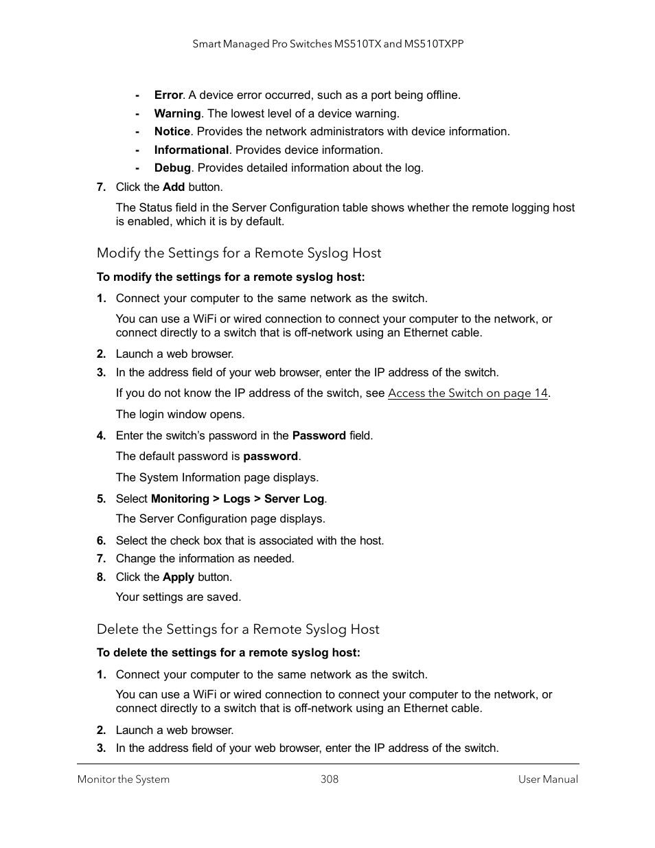 NETGEAR MS510TXPP 8 Port Gigabit PoE Managed Switch User Manual | Page 308 / 355