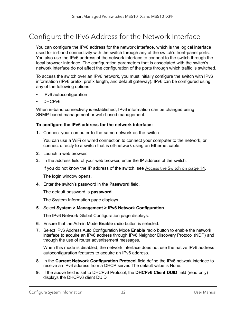 NETGEAR MS510TXPP 8 Port Gigabit PoE Managed Switch User Manual | Page 32 / 355