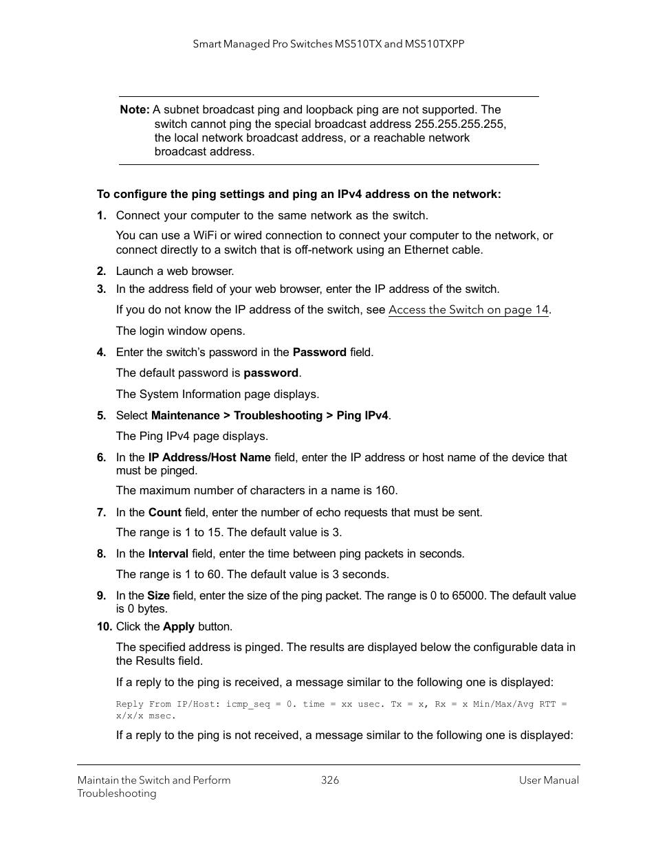 NETGEAR MS510TXPP 8 Port Gigabit PoE Managed Switch User Manual | Page 326 / 355