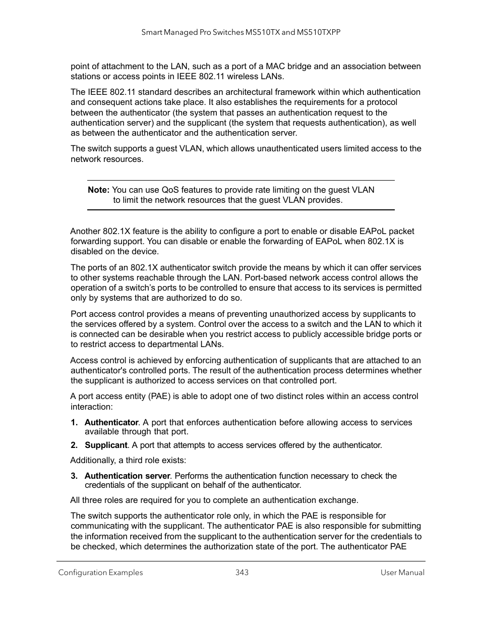 NETGEAR MS510TXPP 8 Port Gigabit PoE Managed Switch User Manual | Page 343 / 355