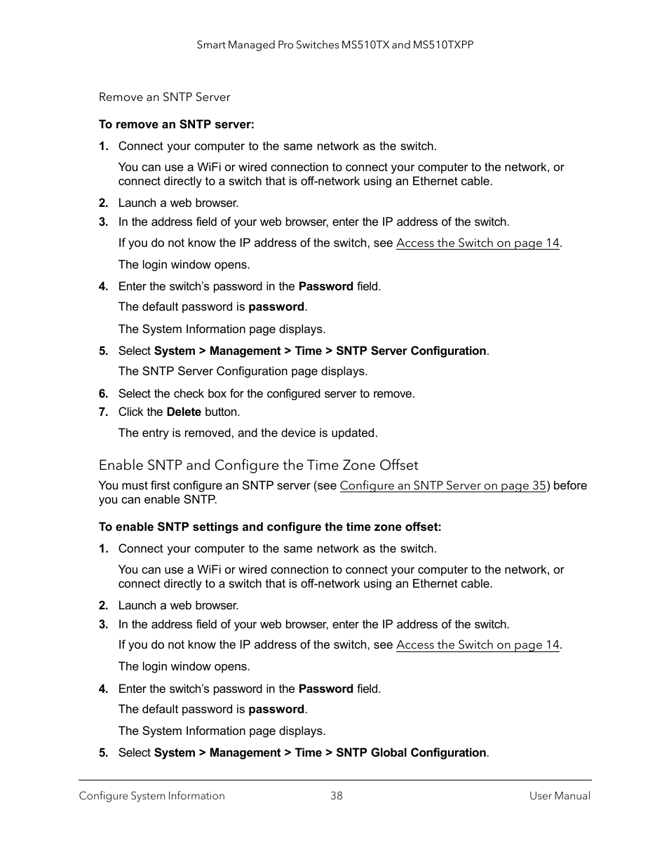 NETGEAR MS510TXPP 8 Port Gigabit PoE Managed Switch User Manual | Page 38 / 355