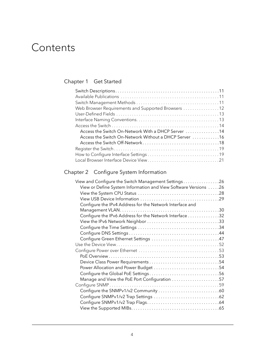 NETGEAR MS510TXPP 8 Port Gigabit PoE Managed Switch User Manual | Page 4 / 355