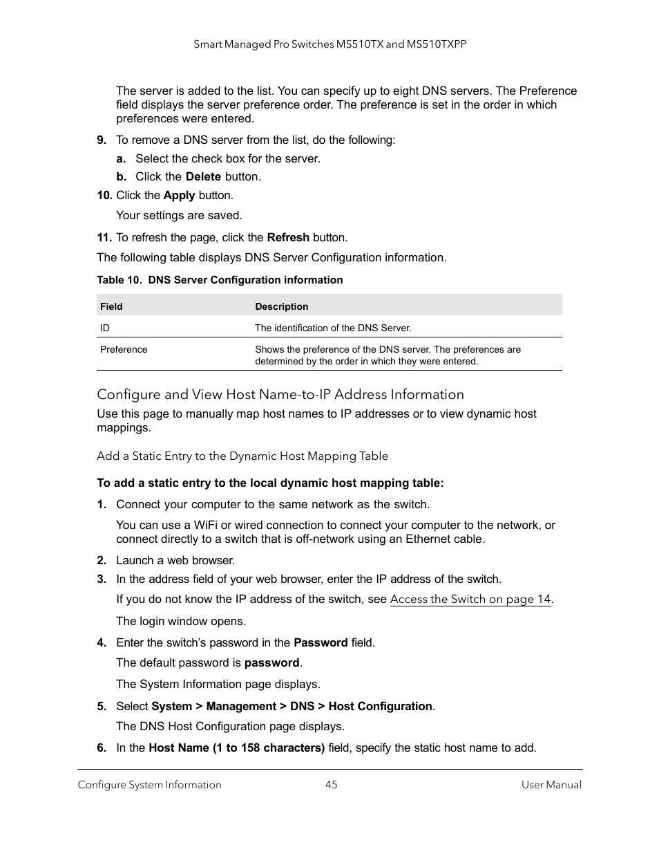 NETGEAR MS510TXPP 8 Port Gigabit PoE Managed Switch User Manual | Page 45 / 355