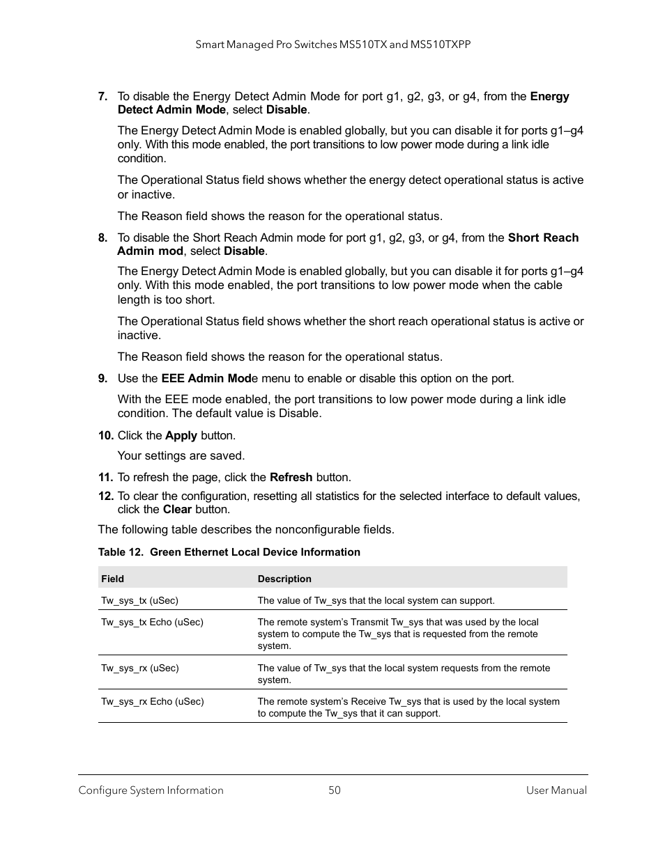 NETGEAR MS510TXPP 8 Port Gigabit PoE Managed Switch User Manual | Page 50 / 355