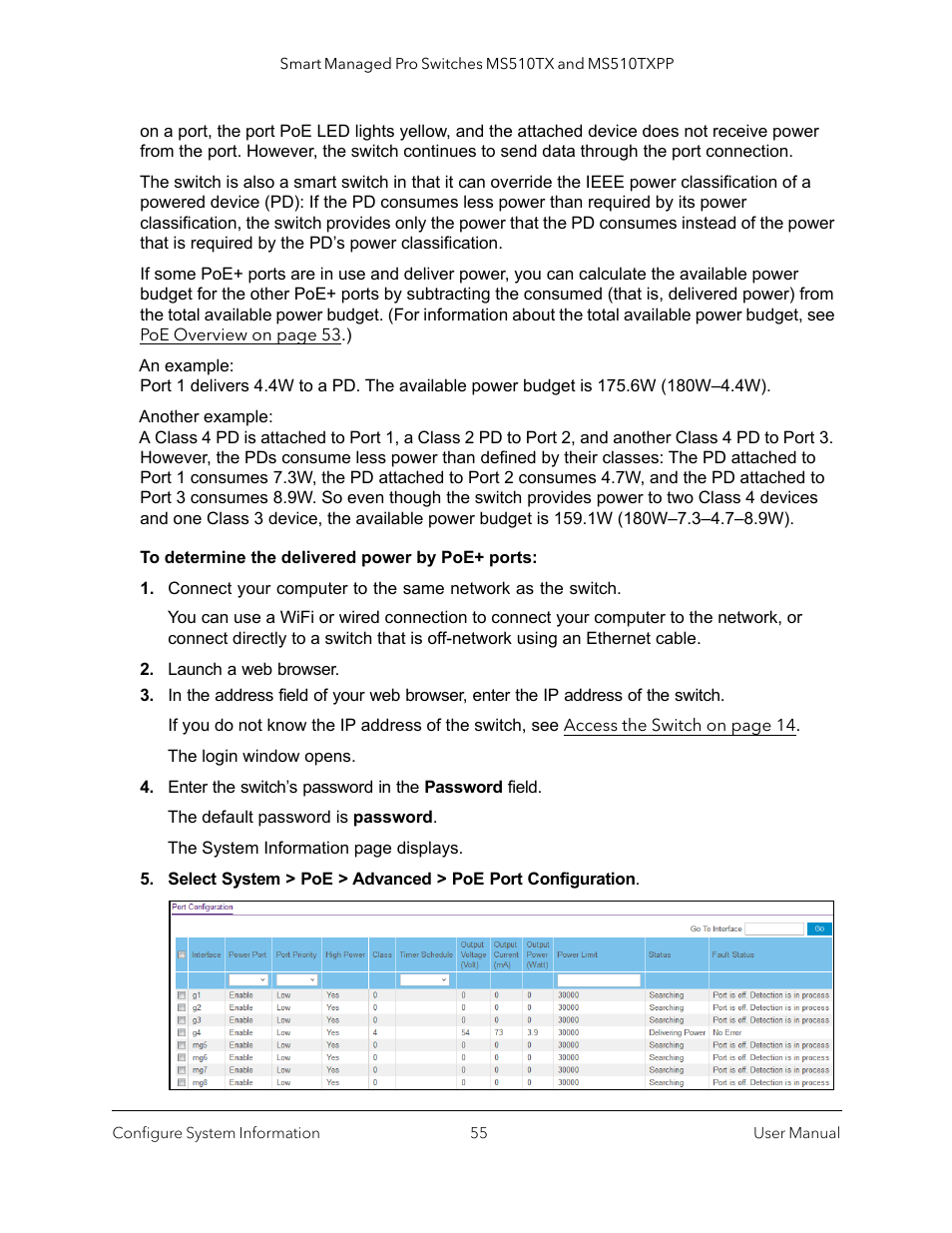 NETGEAR MS510TXPP 8 Port Gigabit PoE Managed Switch User Manual | Page 55 / 355