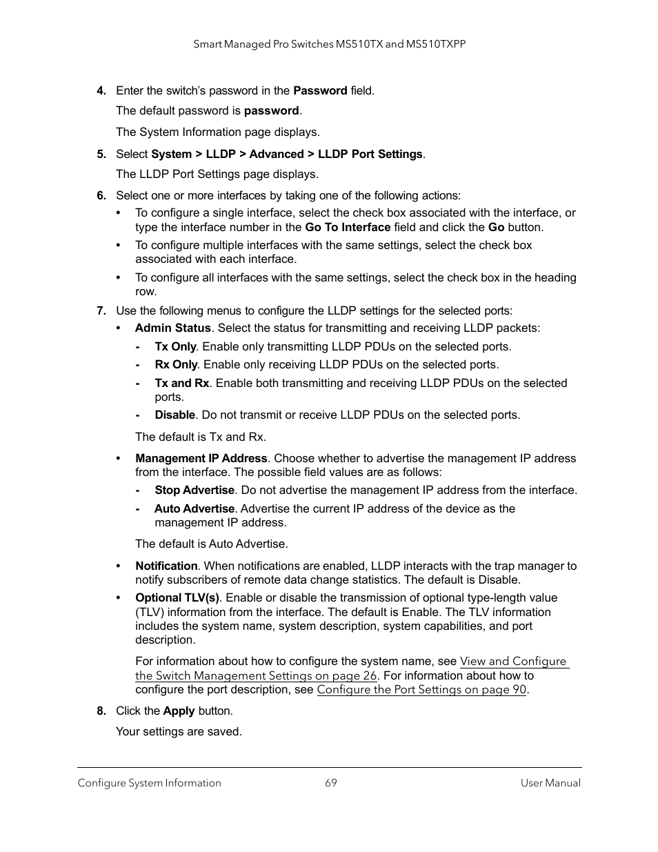 NETGEAR MS510TXPP 8 Port Gigabit PoE Managed Switch User Manual | Page 69 / 355