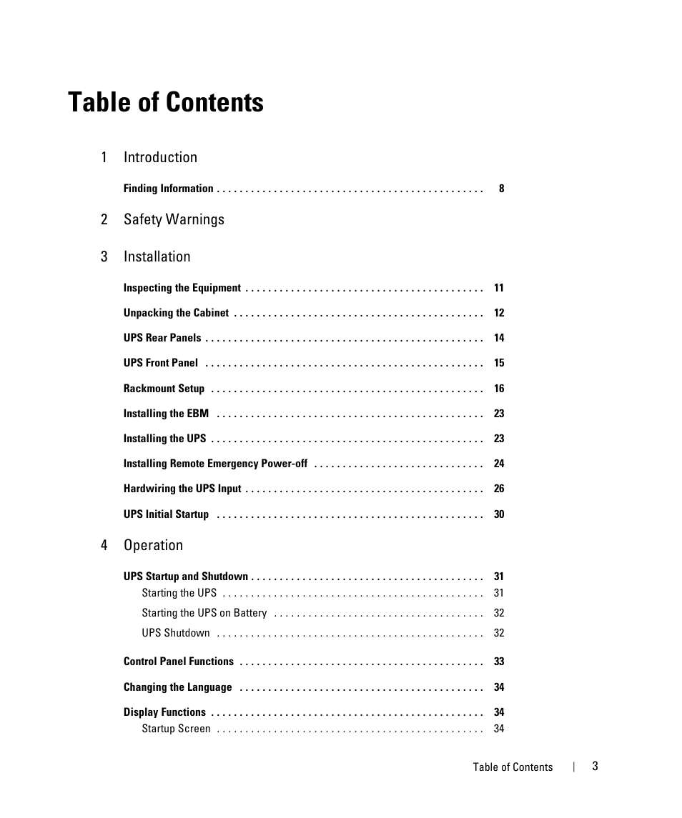 Dell 5600R OL HV-US User Manual | Page 3 / 72