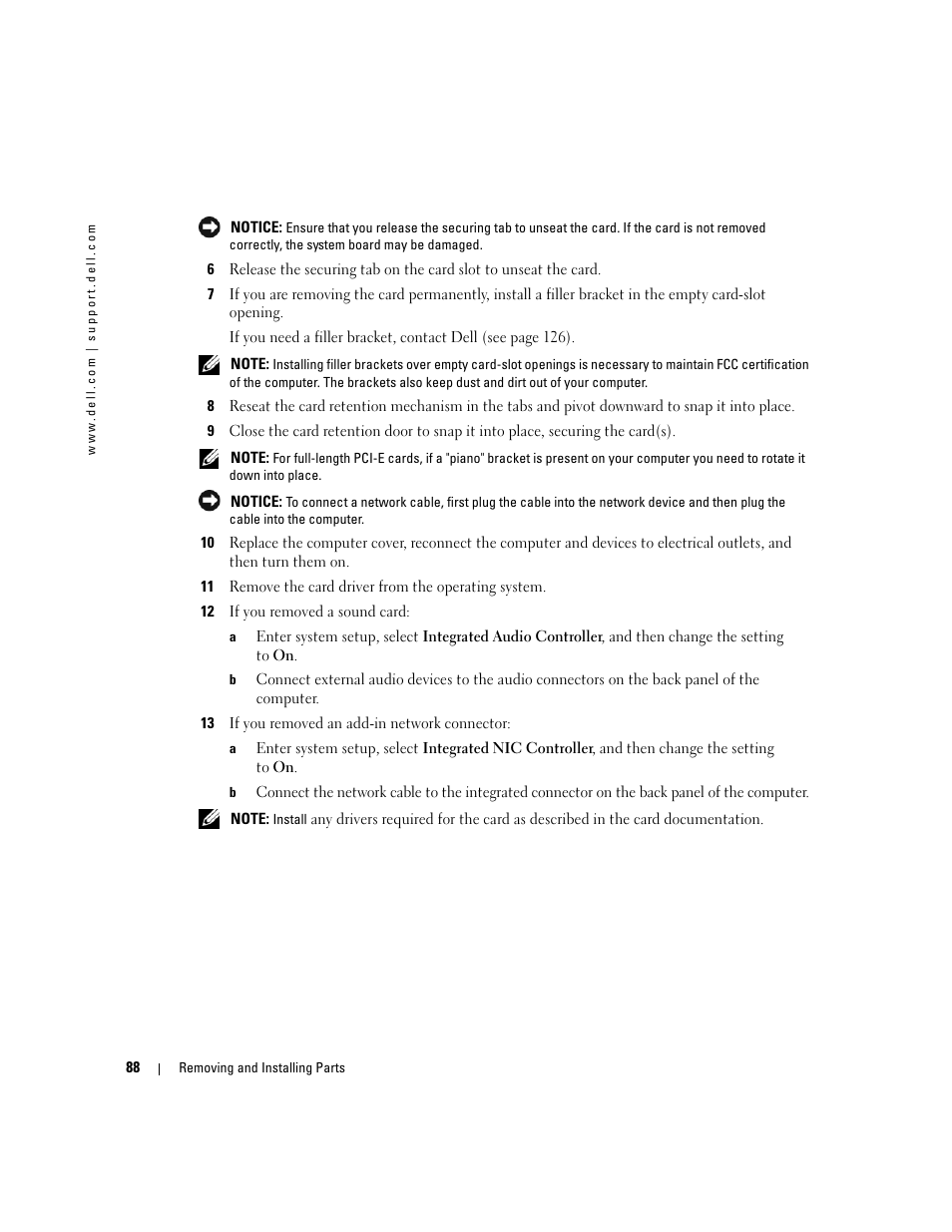 Dell Dimension 9150 User Manual | Page 88 / 148