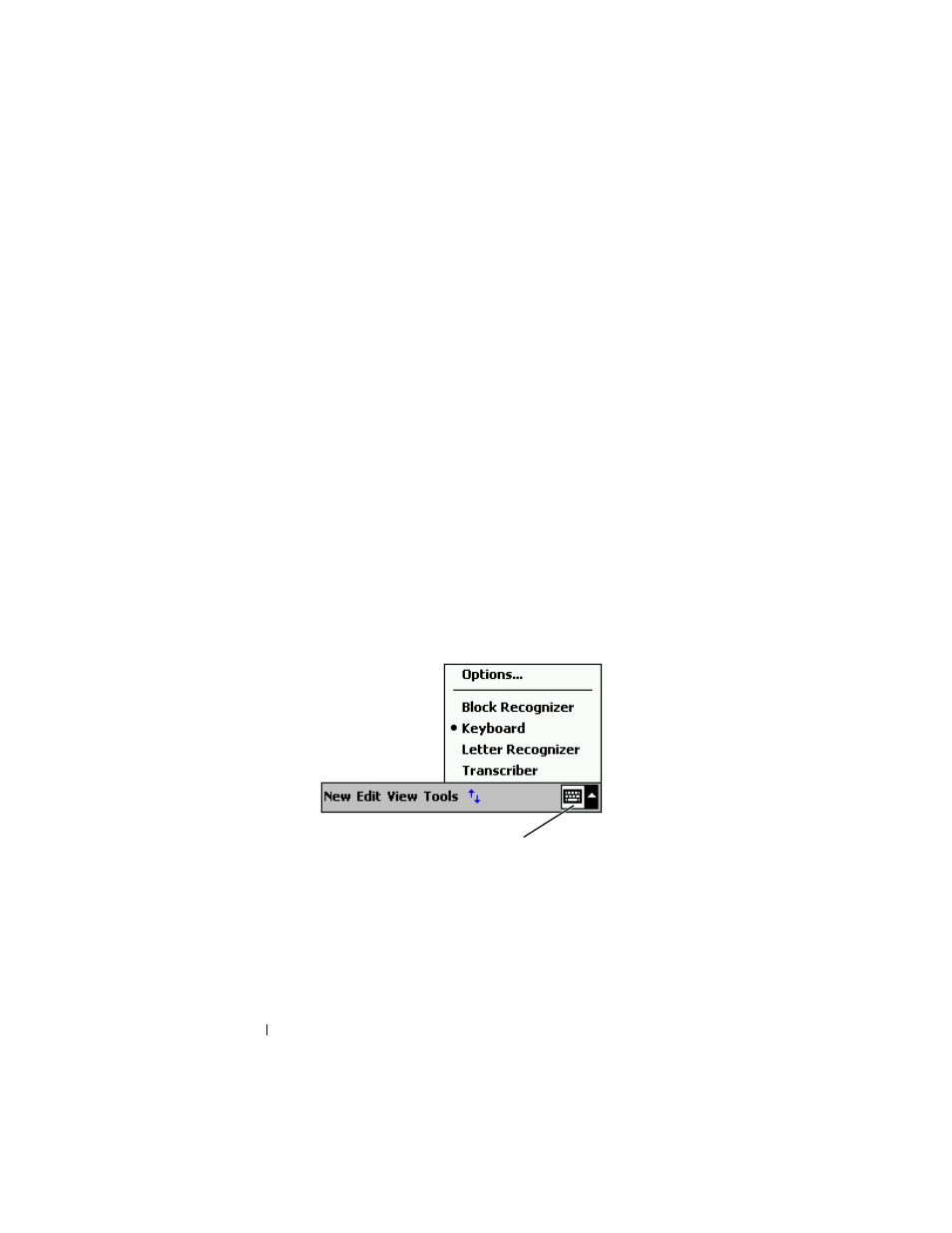 Entering text using the input panel | Dell Axim X5 HC01U User Manual | Page 40 / 170