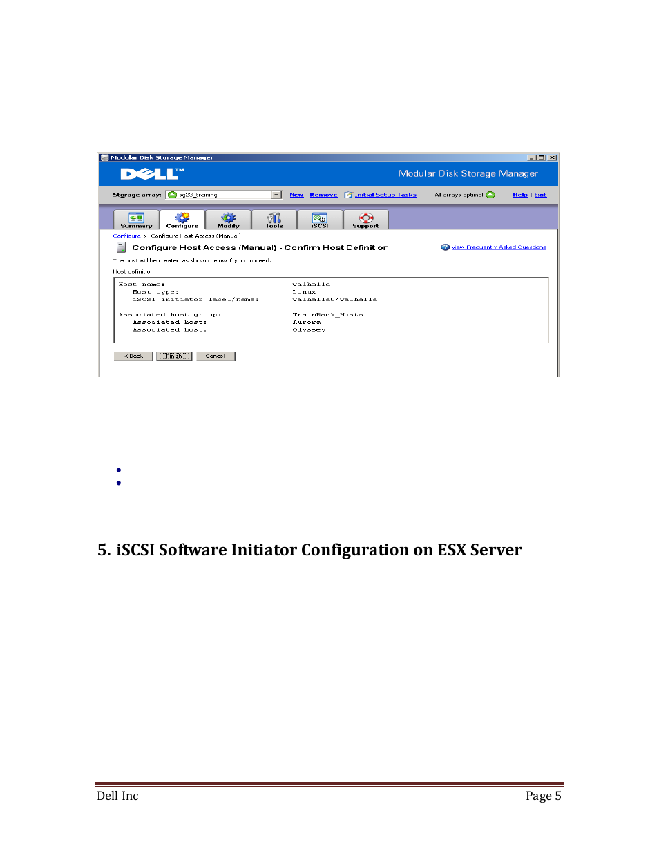 Dell ESX MD3000I User Manual | Page 5 / 10