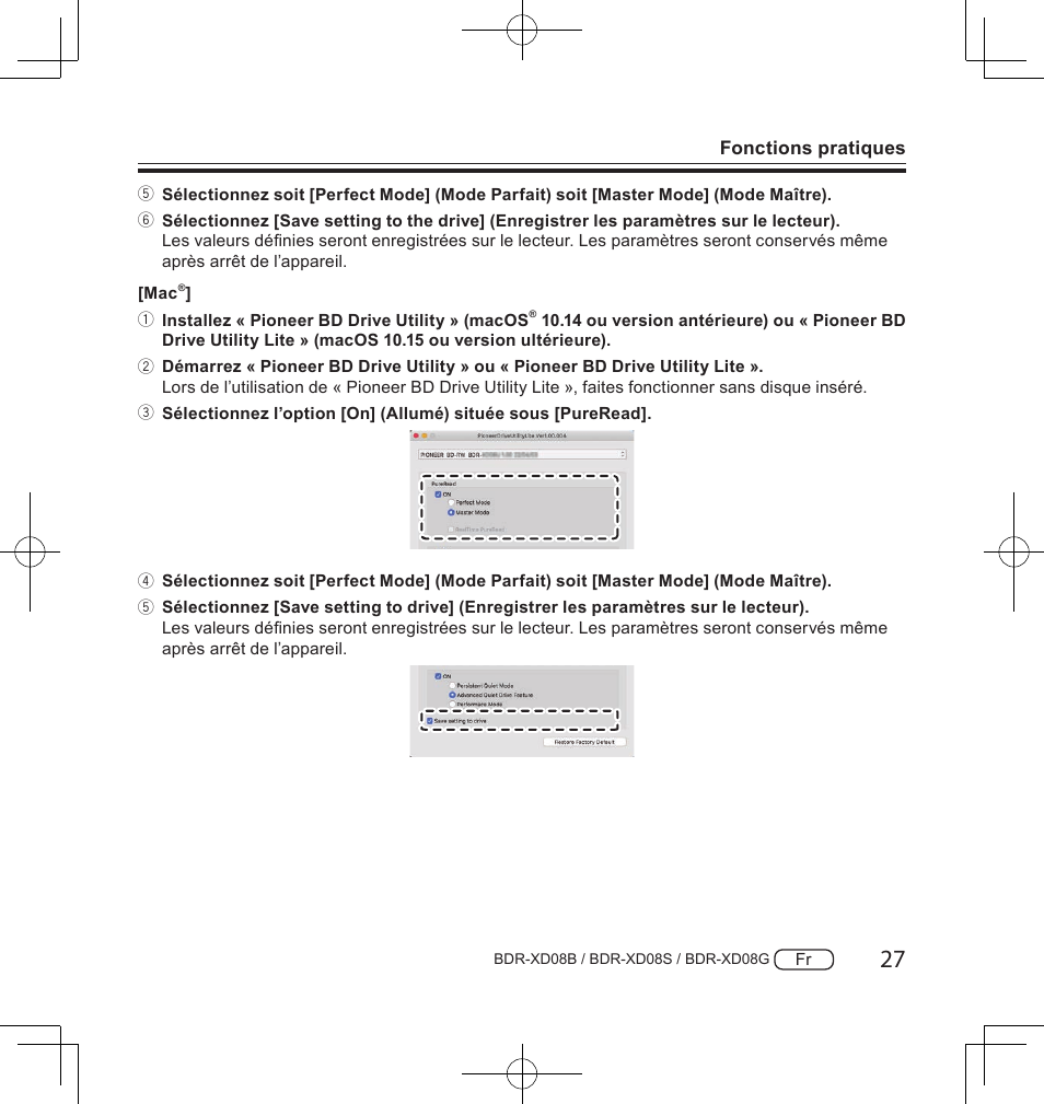 Pioneer BDR-XD08S Portable USB 3.2 Gen 1 Clamshell Optical Drive (Snow White Silver) User Manual | Page 59 / 68