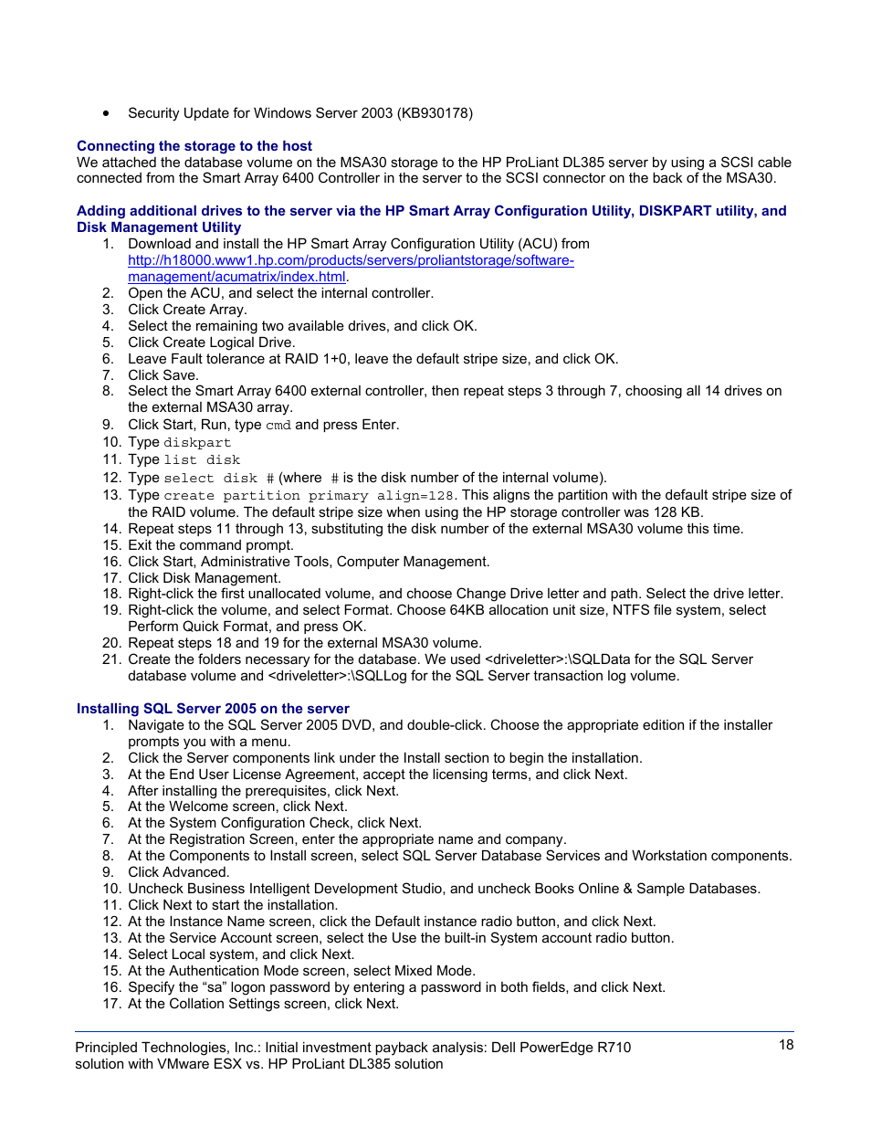 Dell POWEREDGE DL385 User Manual | Page 18 / 28