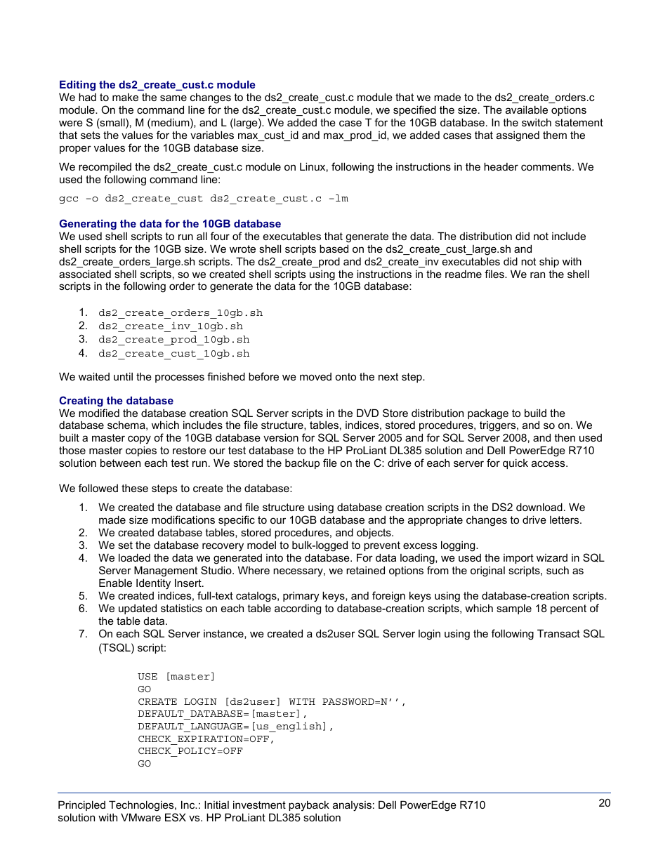 Dell POWEREDGE DL385 User Manual | Page 20 / 28