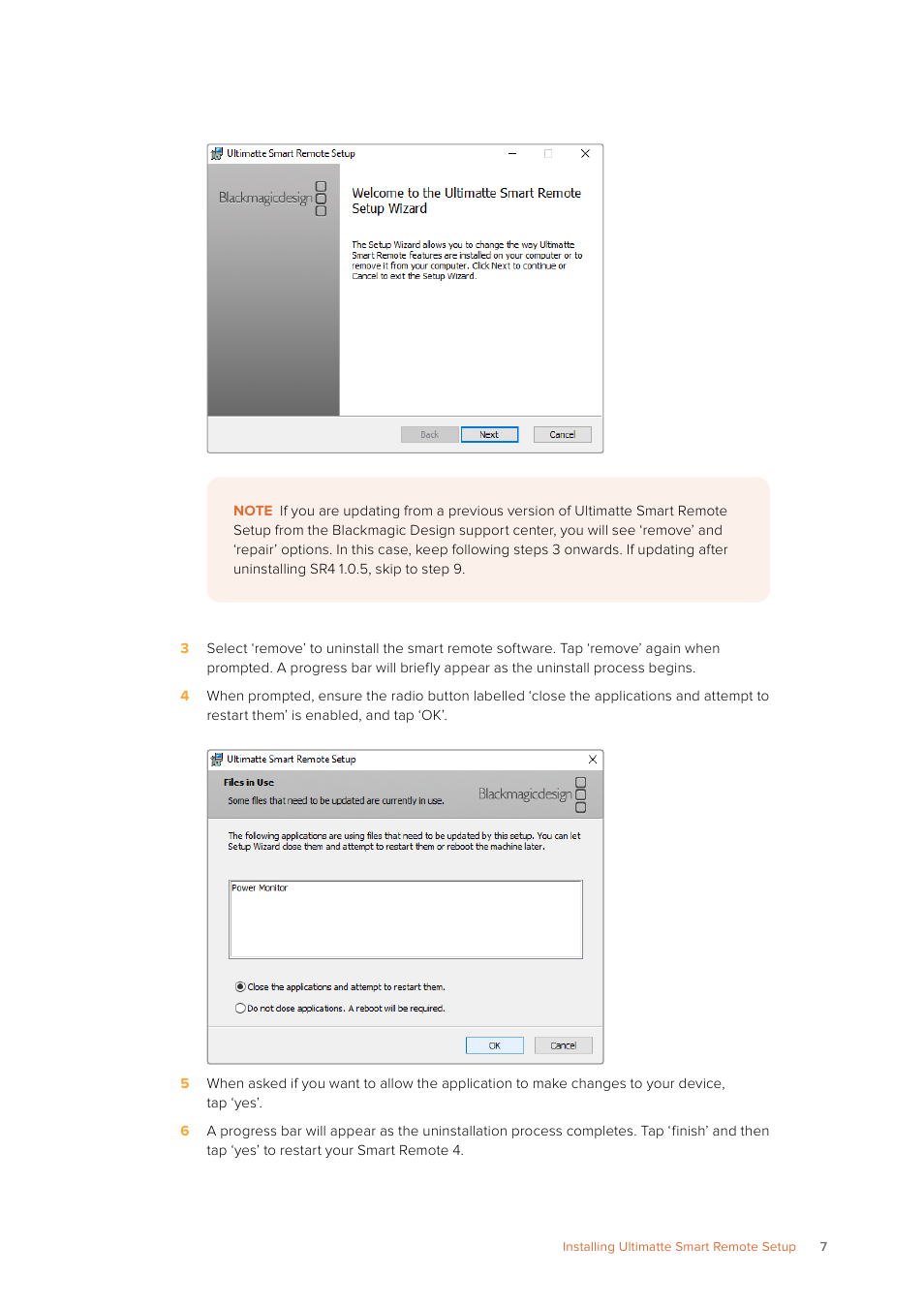 Blackmagic Design Ultimatte SmRemote 4 User Manual | Page 7 / 111