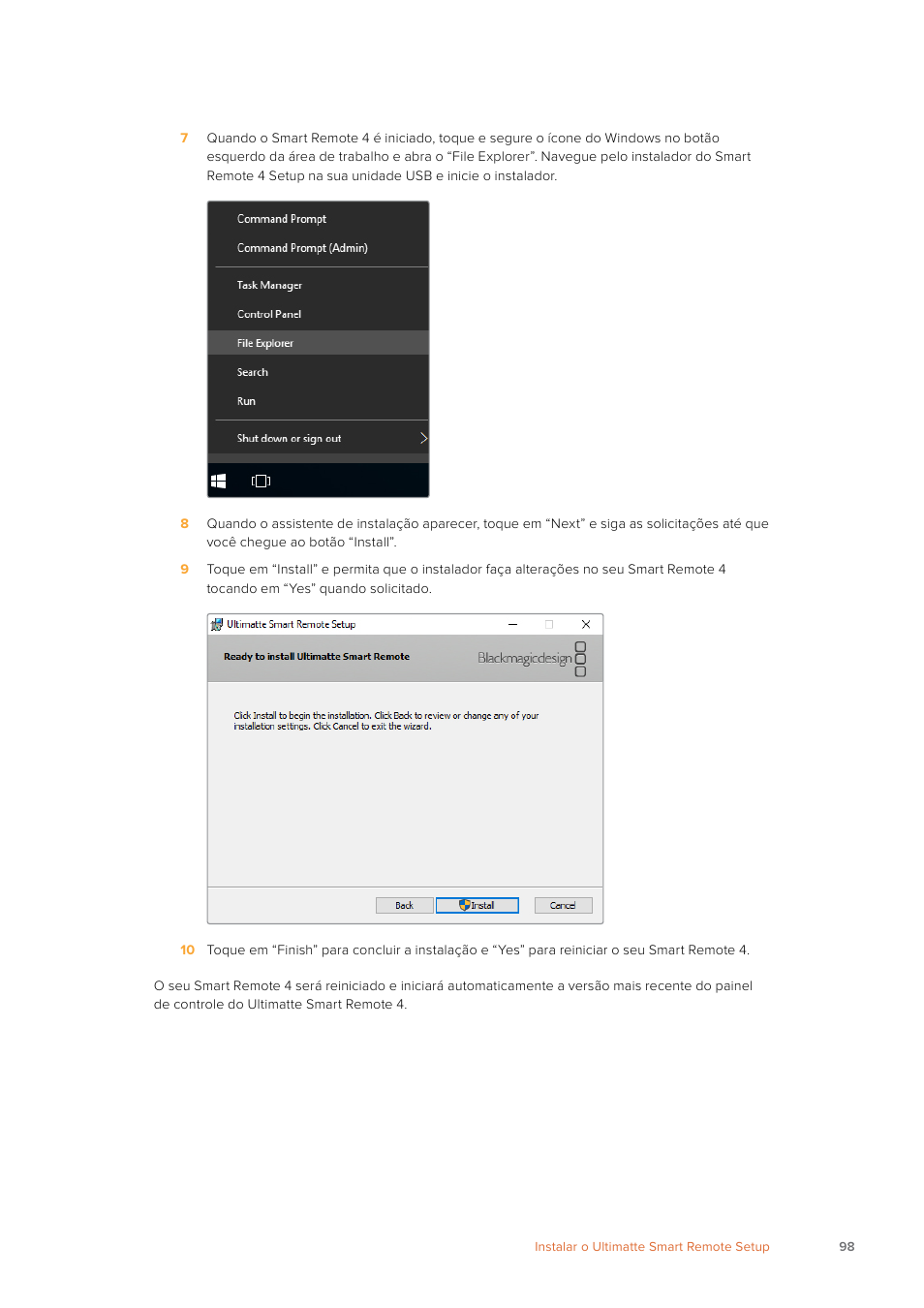 Blackmagic Design Ultimatte SmRemote 4 User Manual | Page 98 / 111