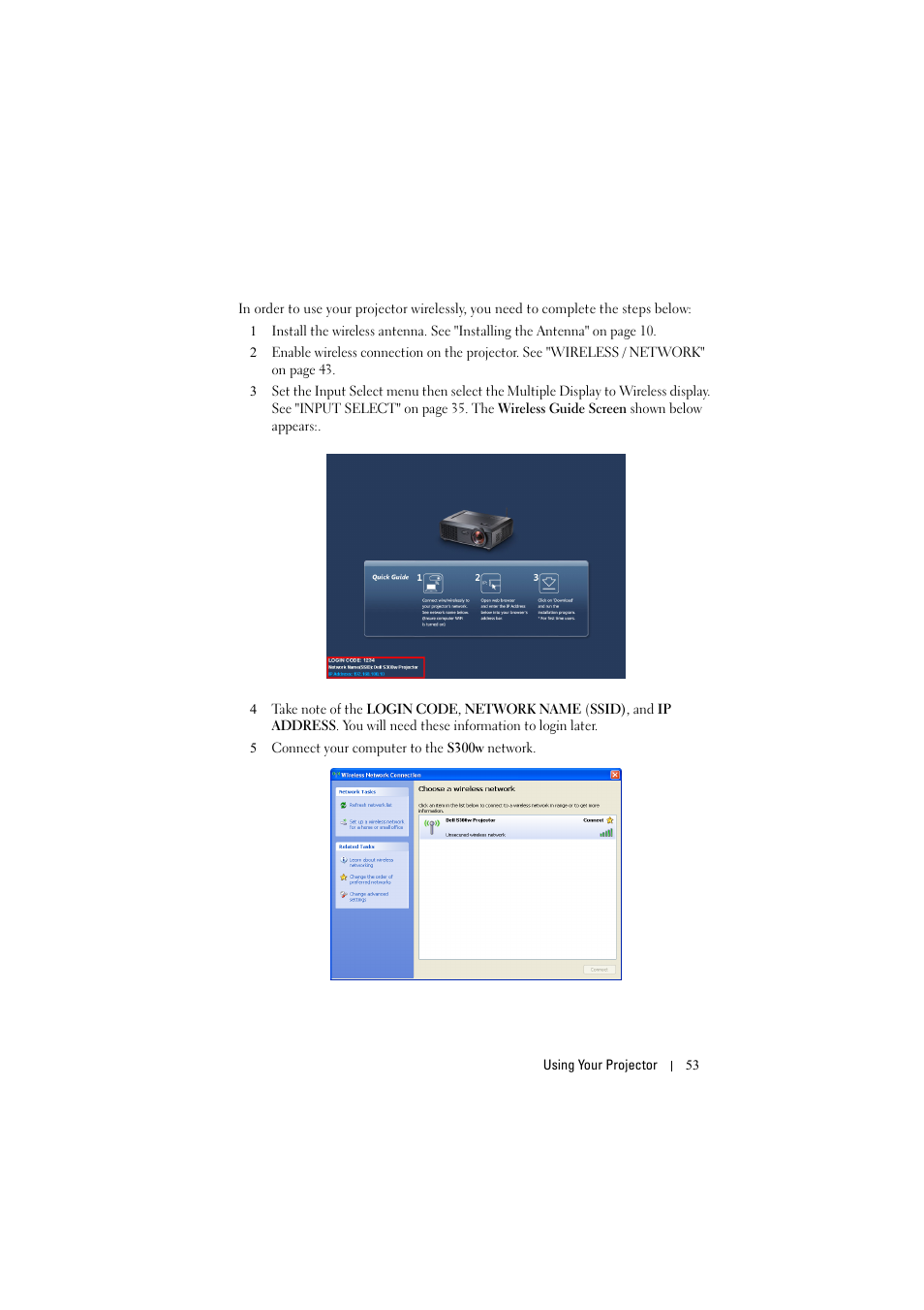 Dell S300w User Manual | Page 53 / 99