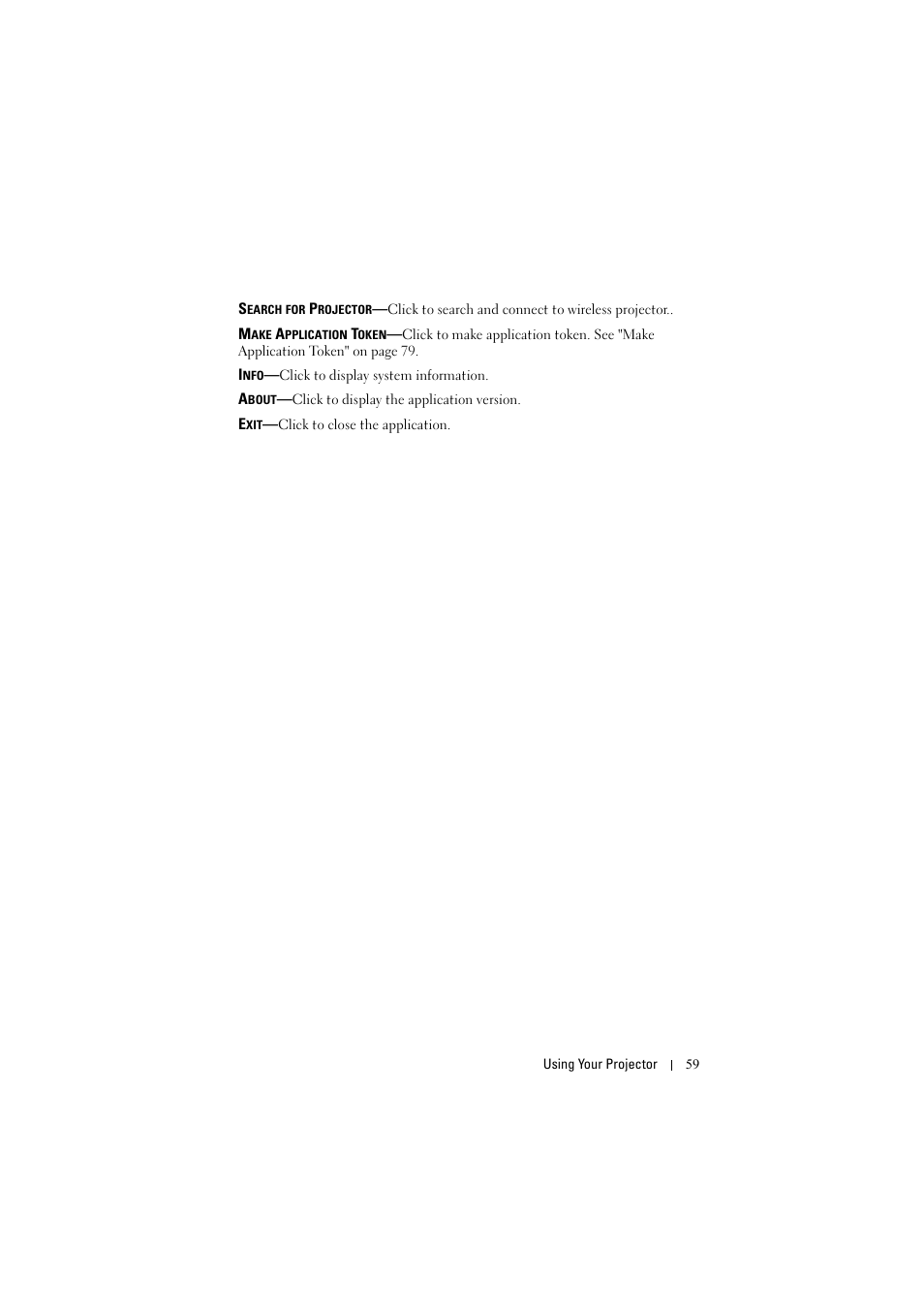 Dell S300w User Manual | Page 59 / 99