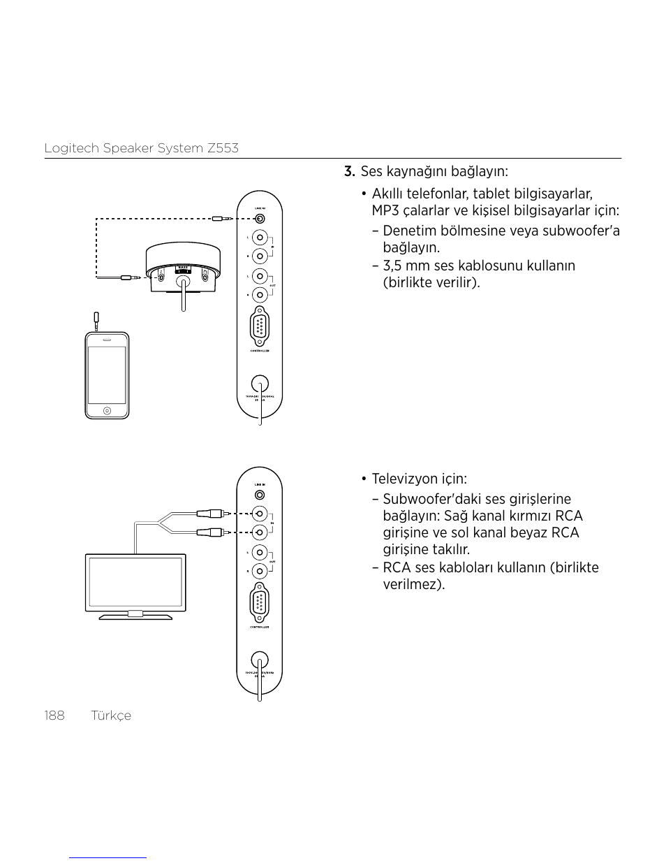 Logitech Z533 2.1 Speaker System with Subwoofer and Control Pod User Manual | Page 188 / 200