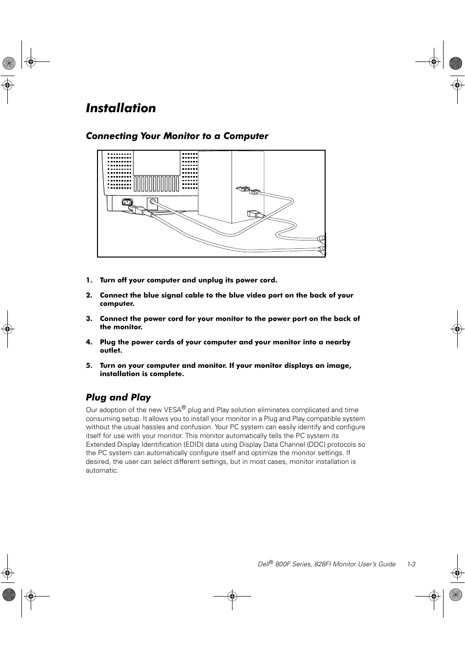Installation | Dell 800F User Manual | Page 9 / 32