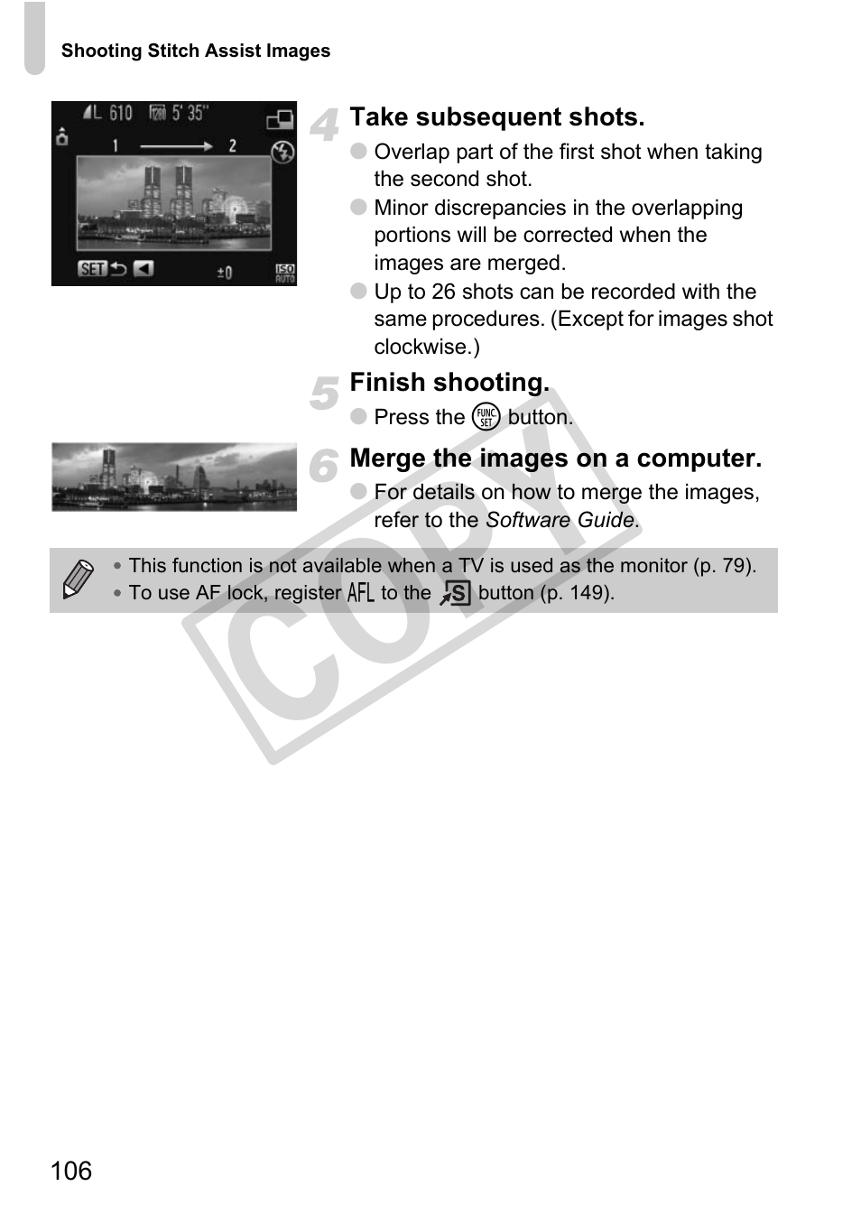 Co p y | Canon POWERSHOT SX201S User Manual | Page 106 / 180