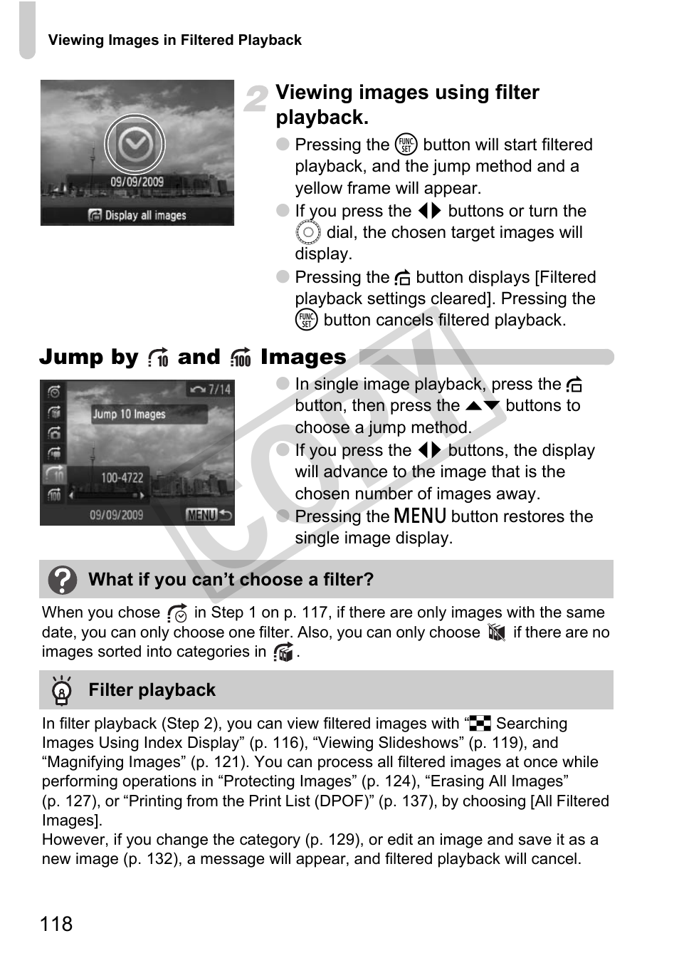 Co py | Canon POWERSHOT SX201S User Manual | Page 118 / 180