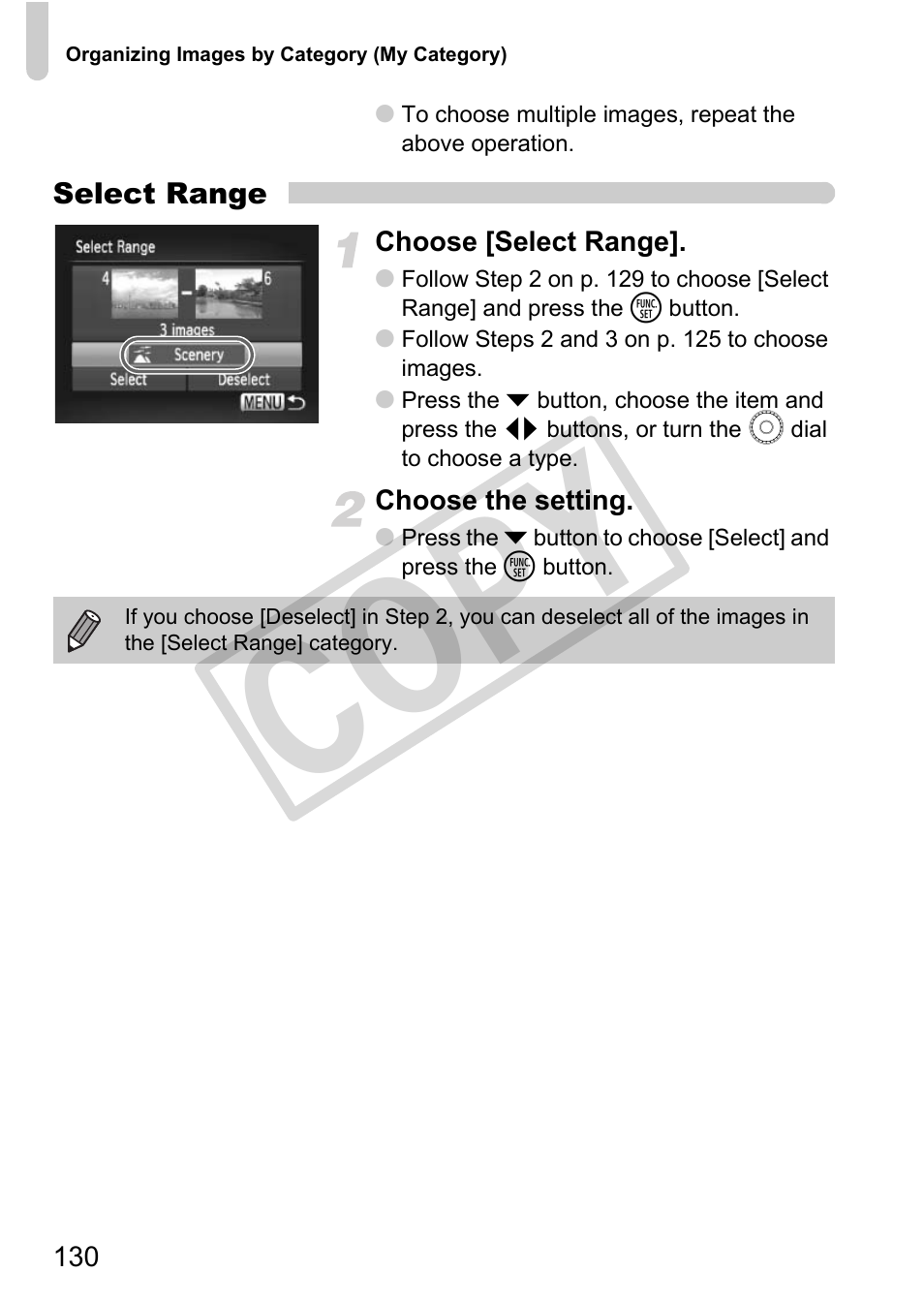 Co py | Canon POWERSHOT SX201S User Manual | Page 130 / 180