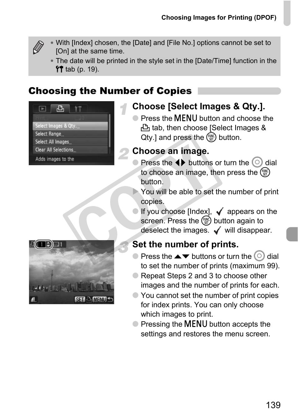 Co py | Canon POWERSHOT SX201S User Manual | Page 139 / 180
